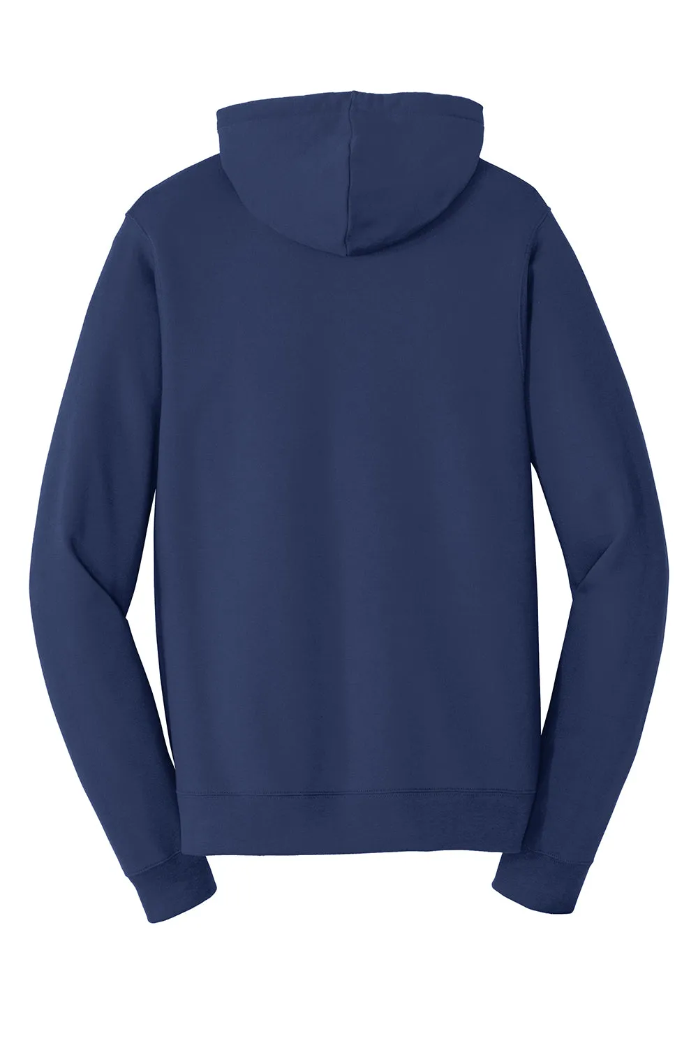 Port & Company Sweat à capuche en polaire préféré des hommes avec fermeture éclair complète et poches - Bleu marine d'équipe
