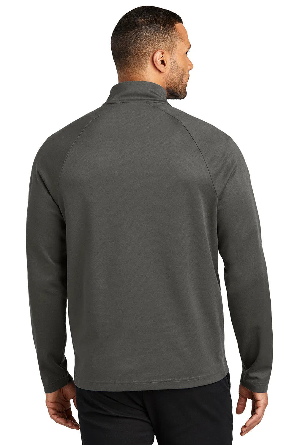 Sweat-shirt à col 1/4 zip résistant aux accrocs C-FREE pour hommes de Port Authority - Gris acier