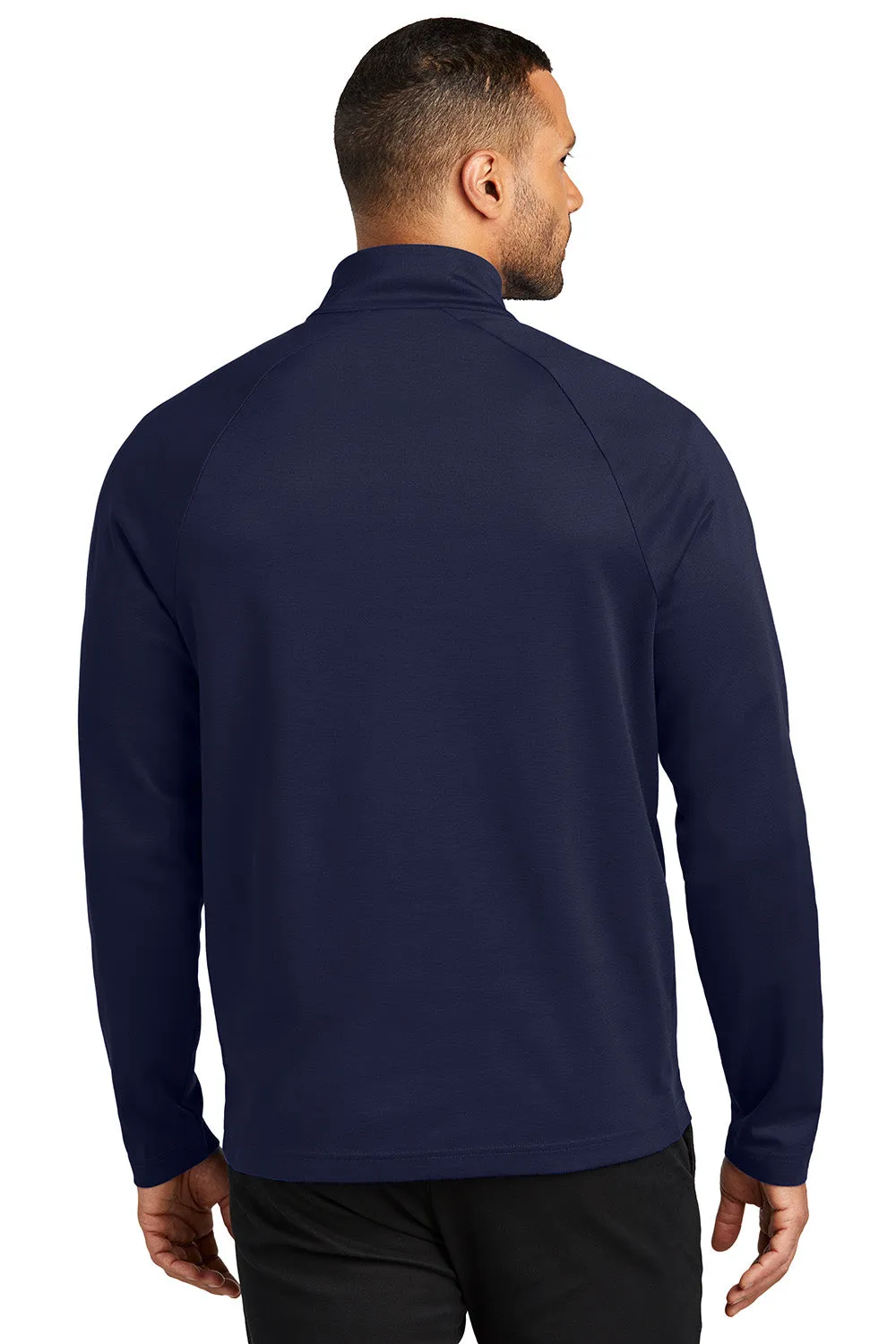 Sweat-shirt à col 1/4 zip résistant aux accrocs C-FREE pour hommes de Port Authority - Bleu marine véritable
