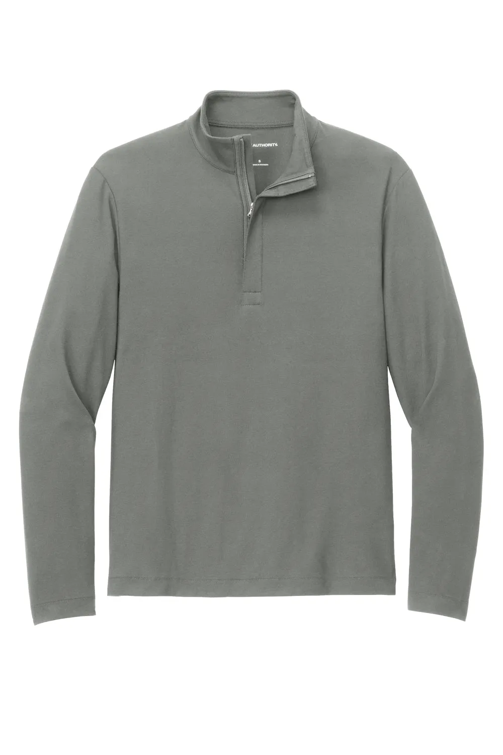 Pull à capuche 1/4 zip Port Authority pour hommes - Gris ombré