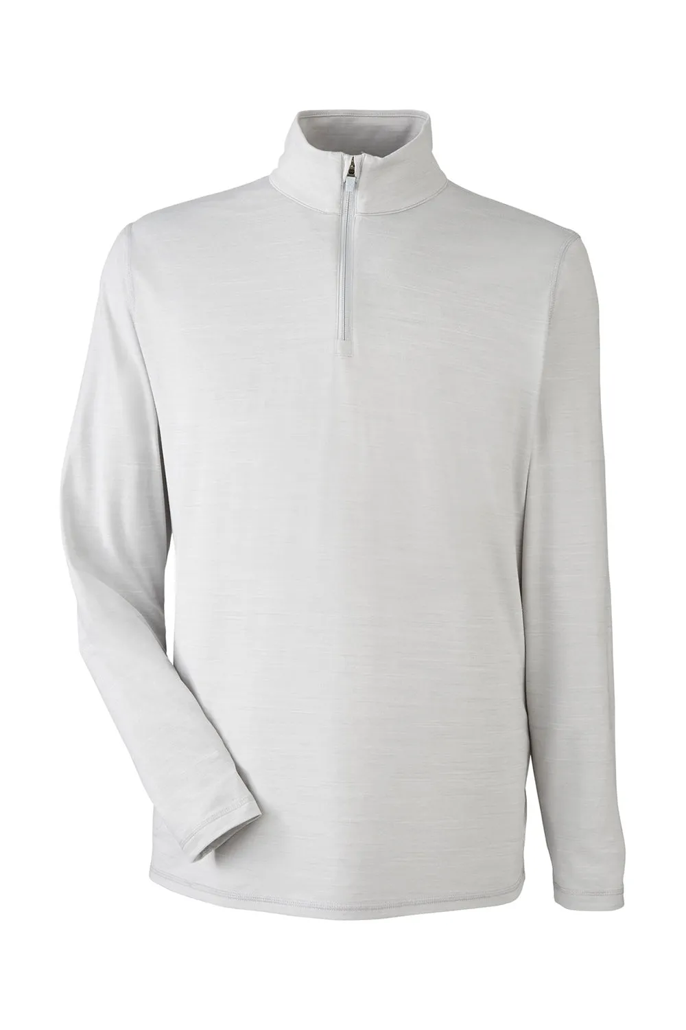 Pull à capuche 1/4 zip pour homme Puma Cloudspun absorbant l'humidité - Gris Heather High Rise