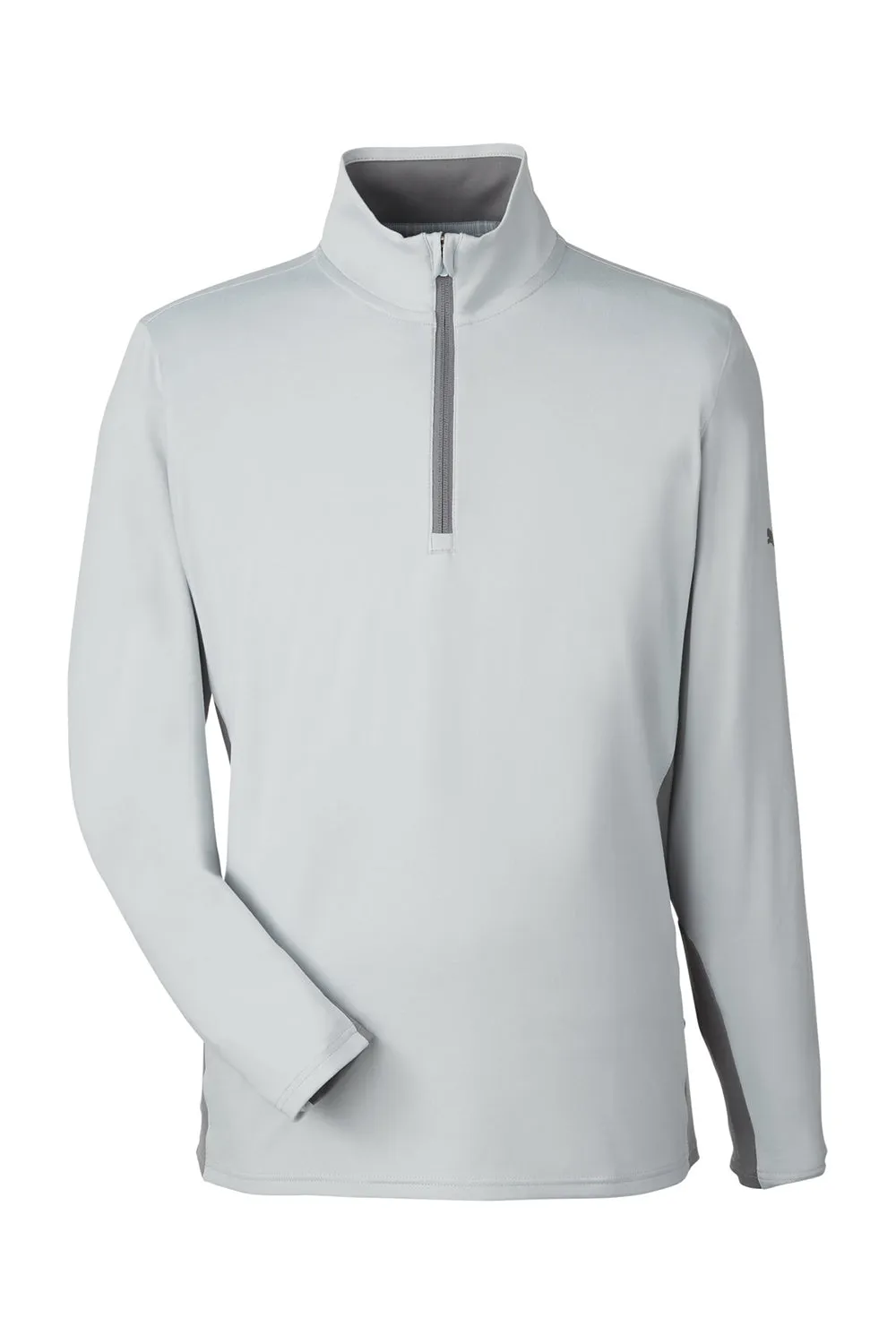 Pull à capuche 1/4 zip pour homme Puma Gamer - Gris clair - Liquidation