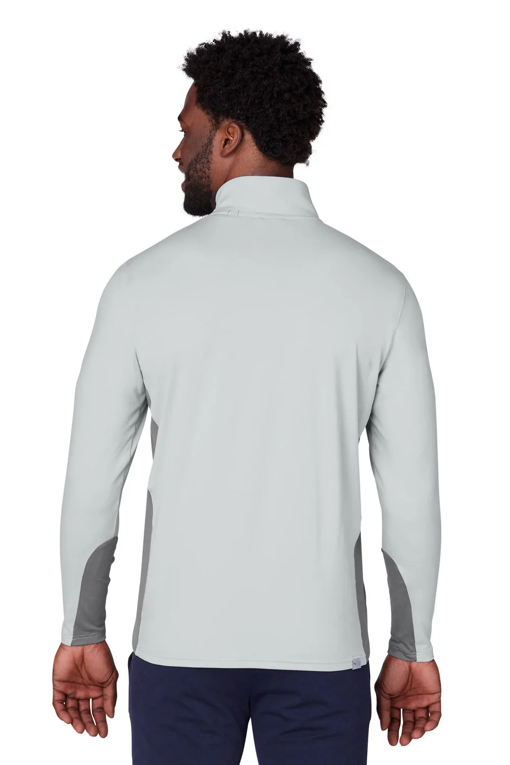 Pull à capuche 1/4 zip pour homme Puma Gamer - Gris clair - Liquidation