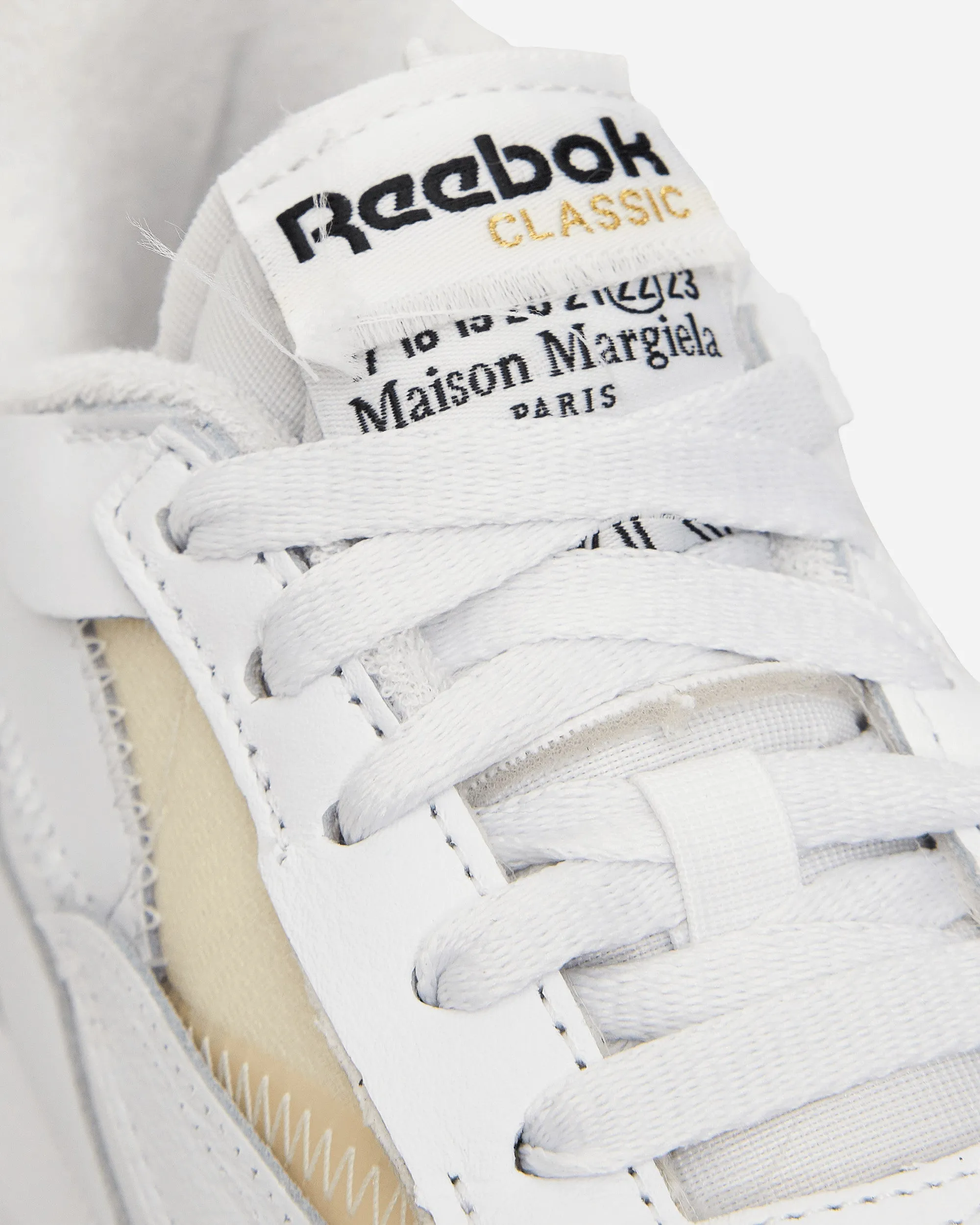 Reebok CL Mémoire des Sneakers Blanc