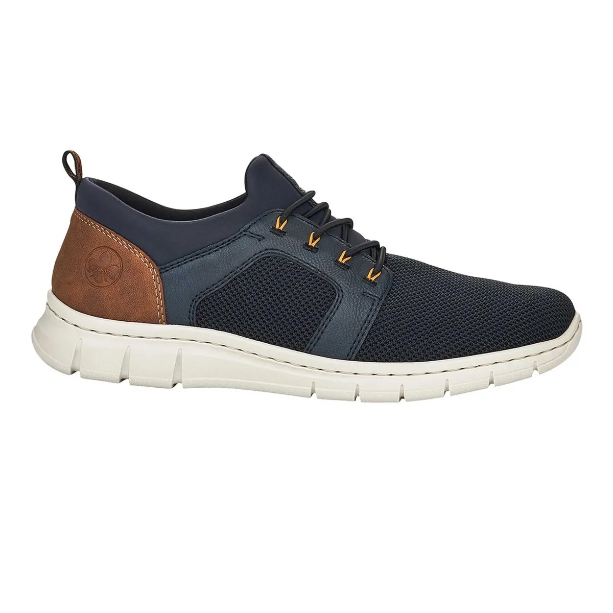 Rieker Homme B7796-14 Tissu Bleu/Beige