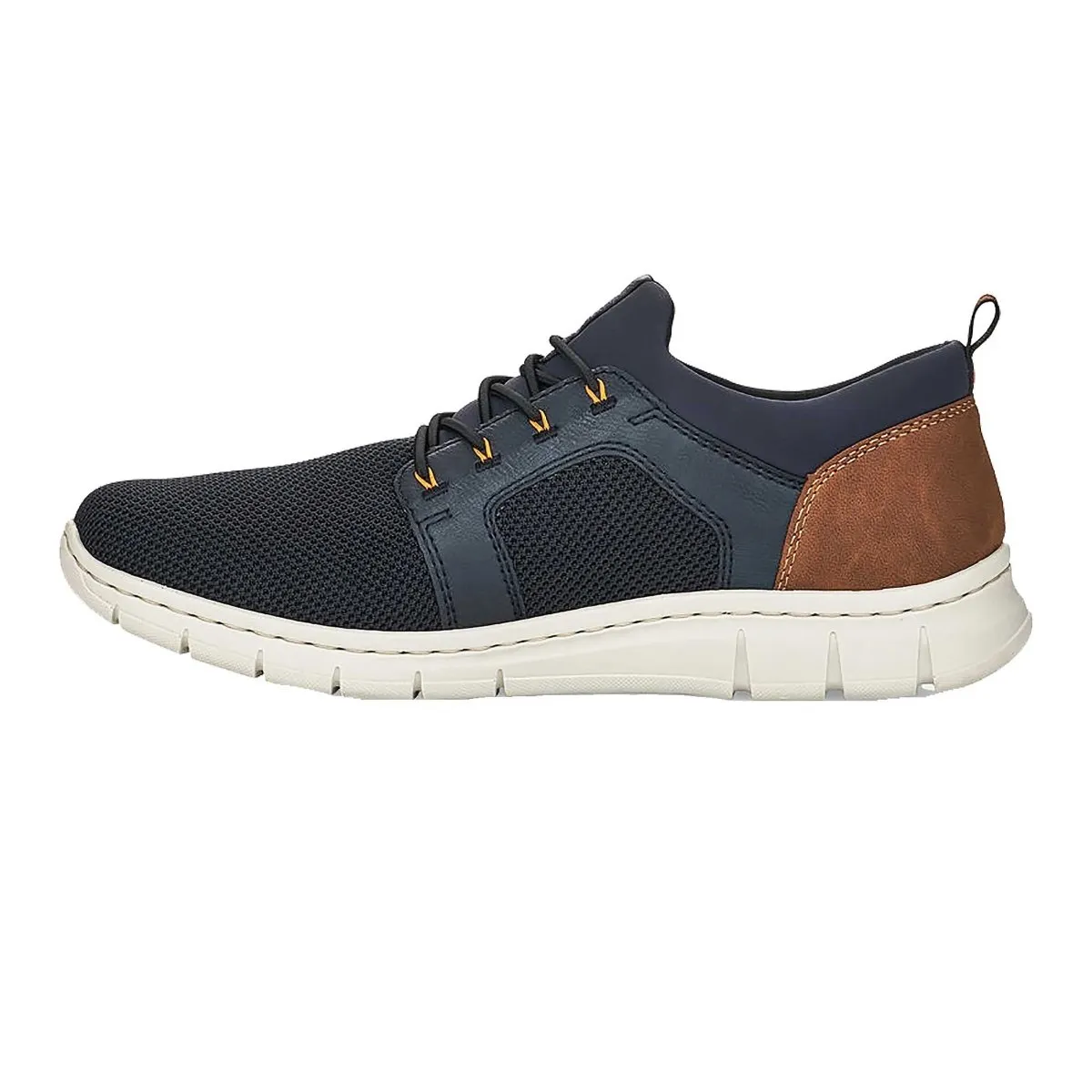 Rieker Homme B7796-14 Tissu Bleu/Beige