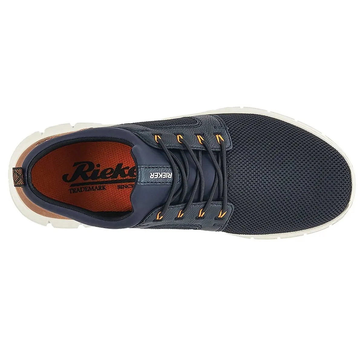 Rieker Homme B7796-14 Tissu Bleu/Beige