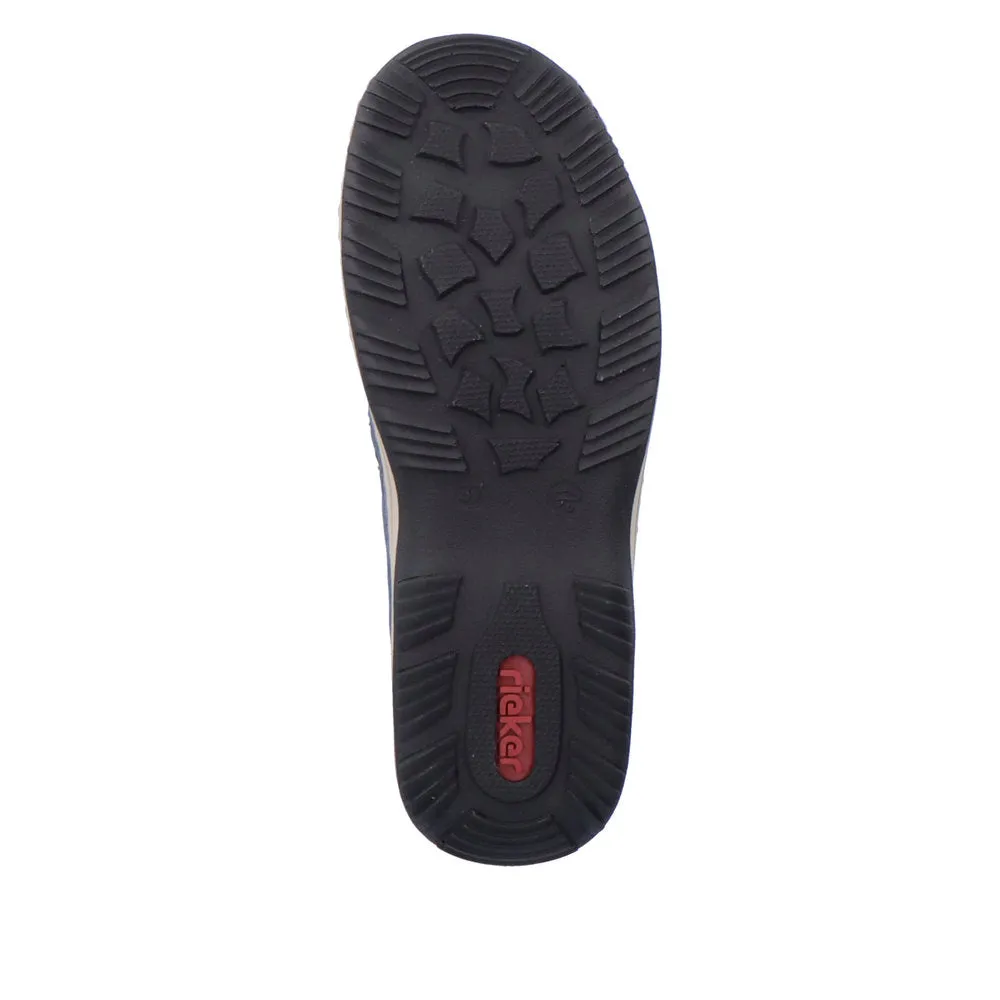 Rieker Chaussures L0546-14 Bleu Clair/Marine