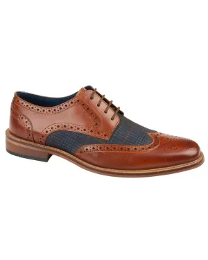 Roamers Mens 4 Eyelet Wing Brogue Oxford Shoes Roamers Shoes