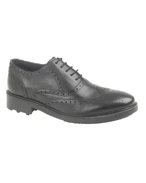 Roamers Mens 5 Eyelet Brogue Oxford Shoes Roamers Shoes