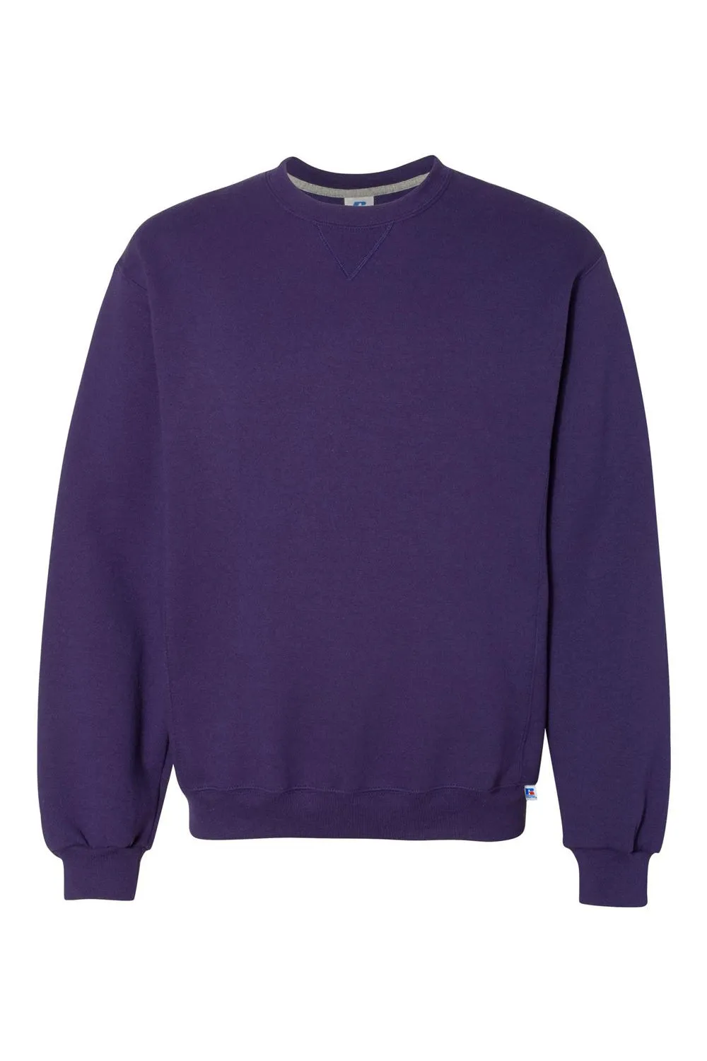 Russell Athletic Sweat-shirt à col rond pour homme Dri-Power anti-humidité - Violet