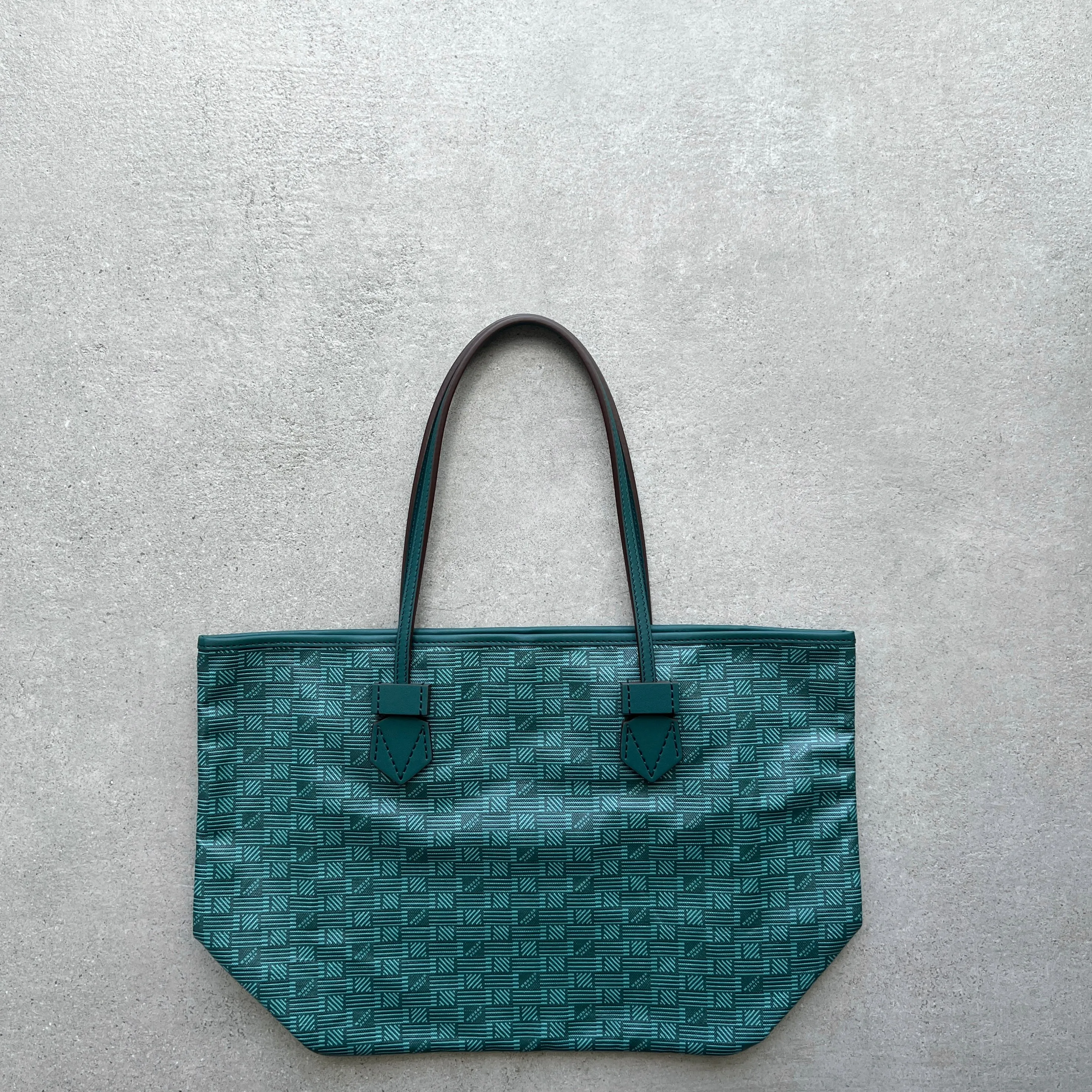 Sac Saint Tropez Open Tote MM, Vert Foncé Moreau Bags