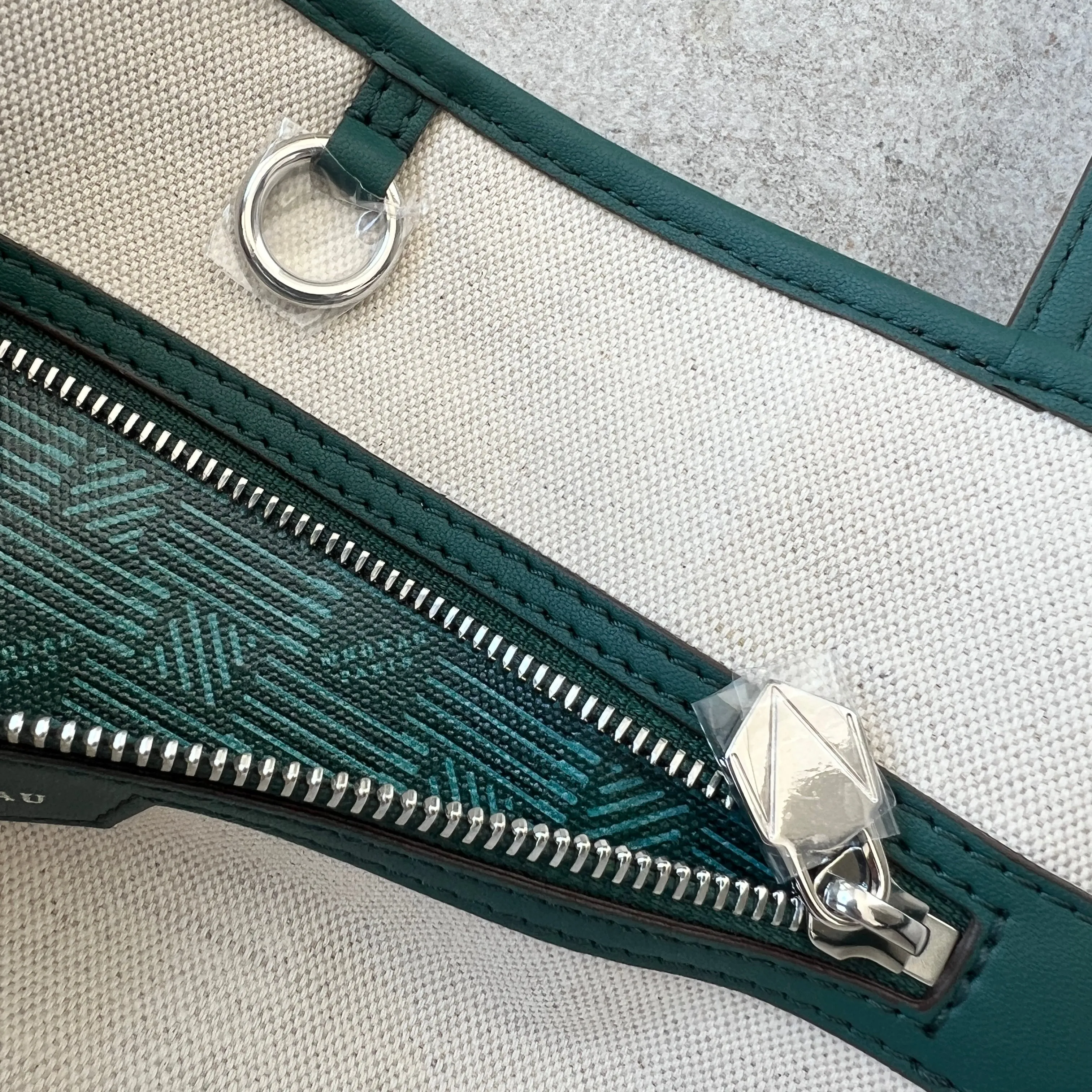 Sac Saint Tropez Open Tote MM, Vert Foncé Moreau Bags