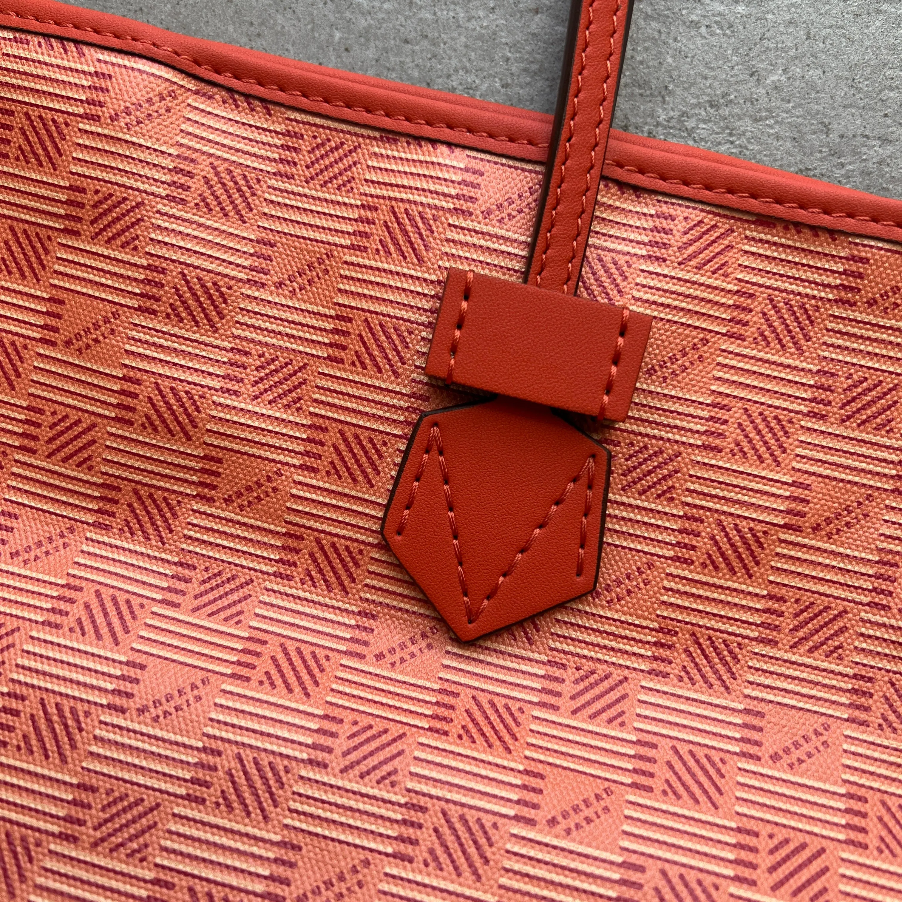 Sac Saint Tropez Open Tote MM, Orange Moreau