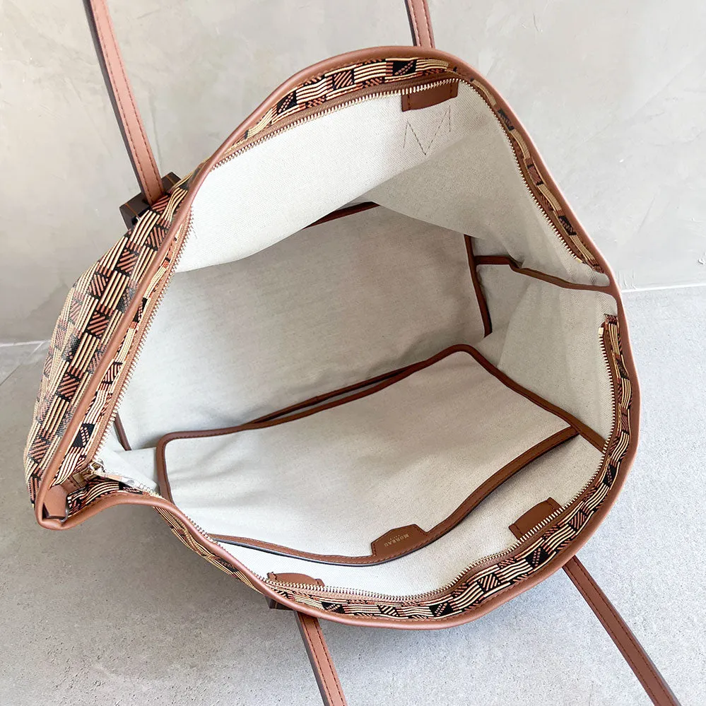 Sac Saint Tropez Zip Tote MM, Lait Moreau Bags