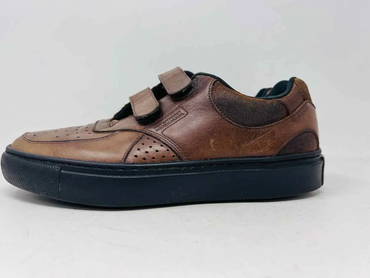 Chaussures SAS Taille 9 Velours Brun Cuir AS IS Sneakers