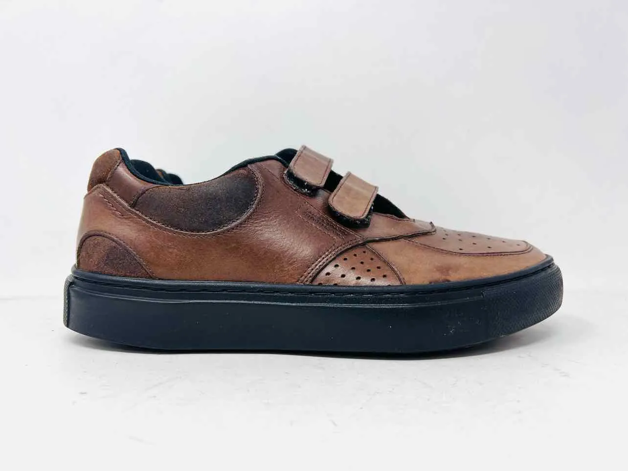 Chaussures SAS Taille 9 Velours Brun Cuir AS IS Sneakers