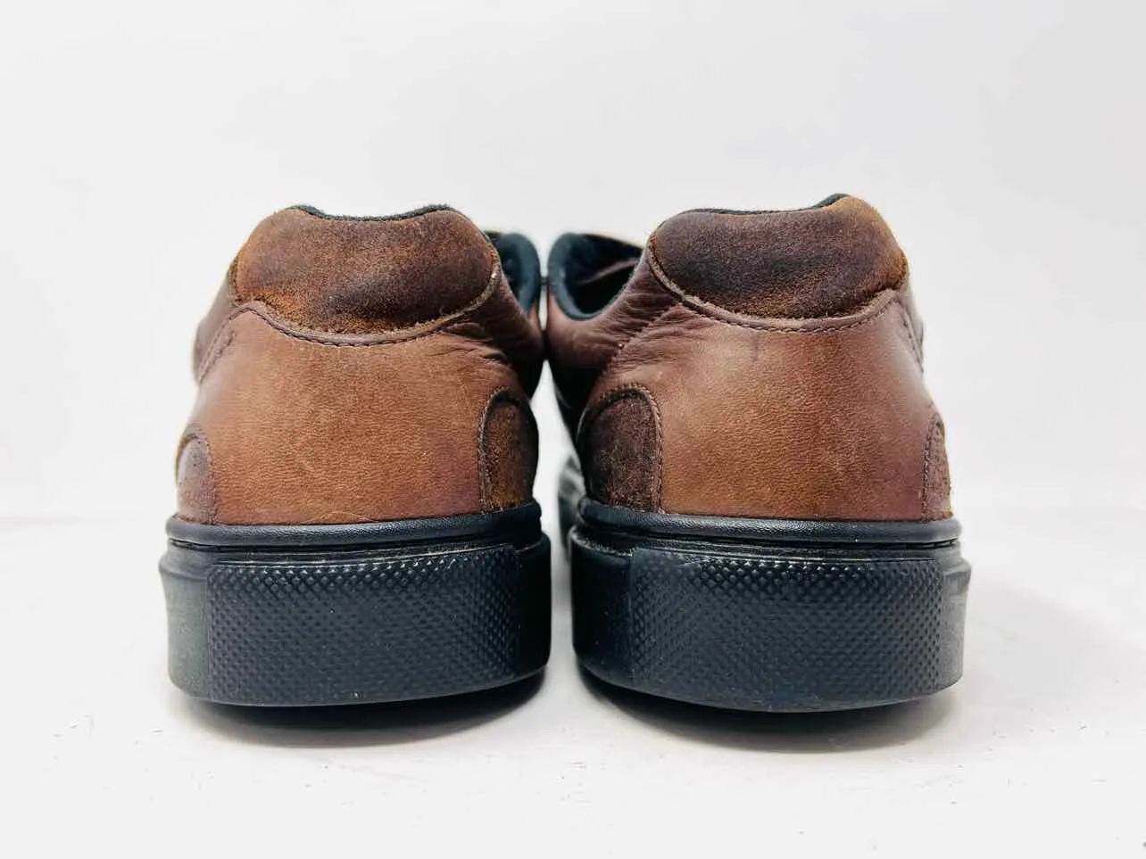 Chaussures SAS Taille 9 Velours Brun Cuir AS IS Sneakers