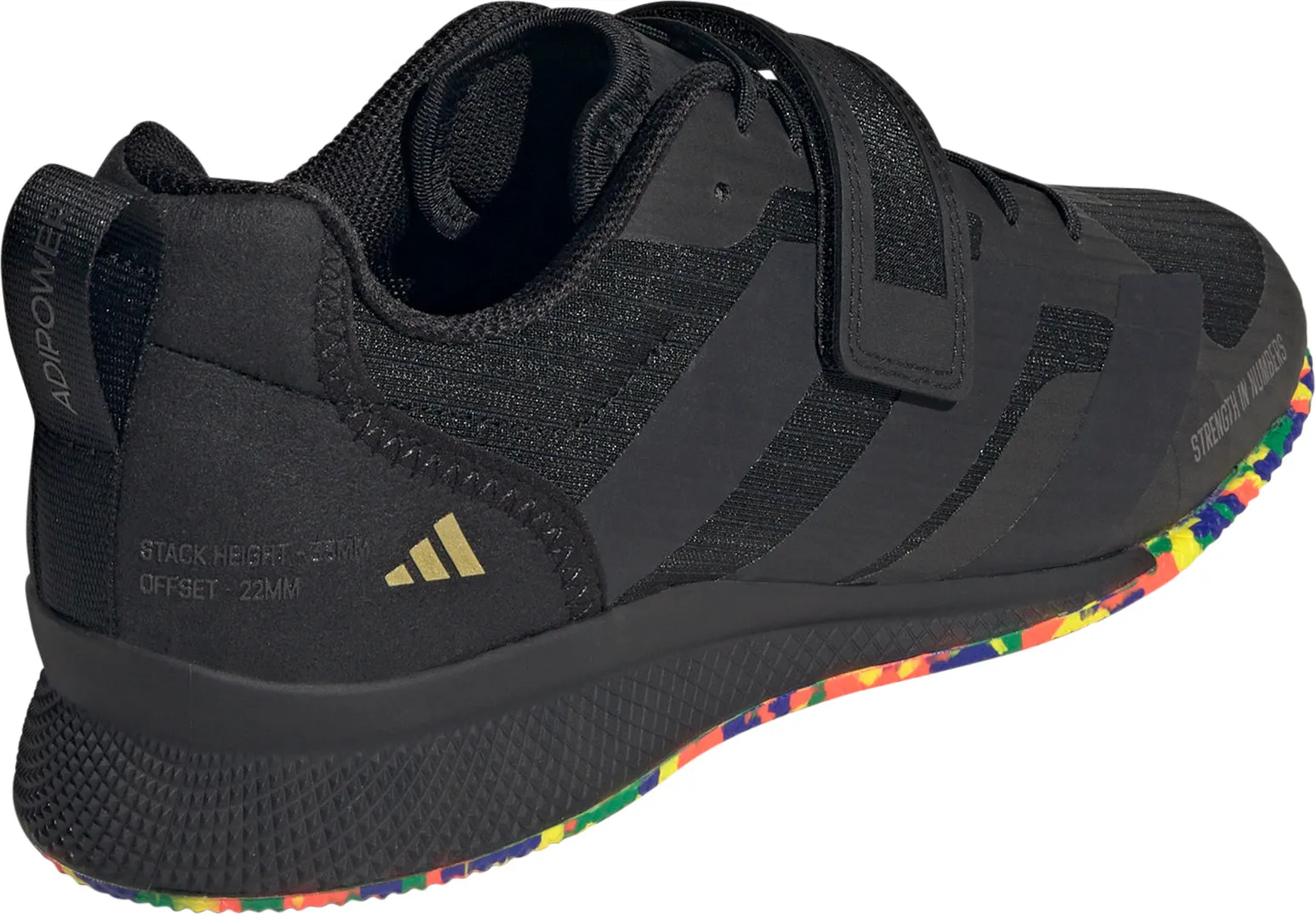 Chaussures Adidas pour hommes Chaussures de musculation Adipower 3 pour hommes - Noir