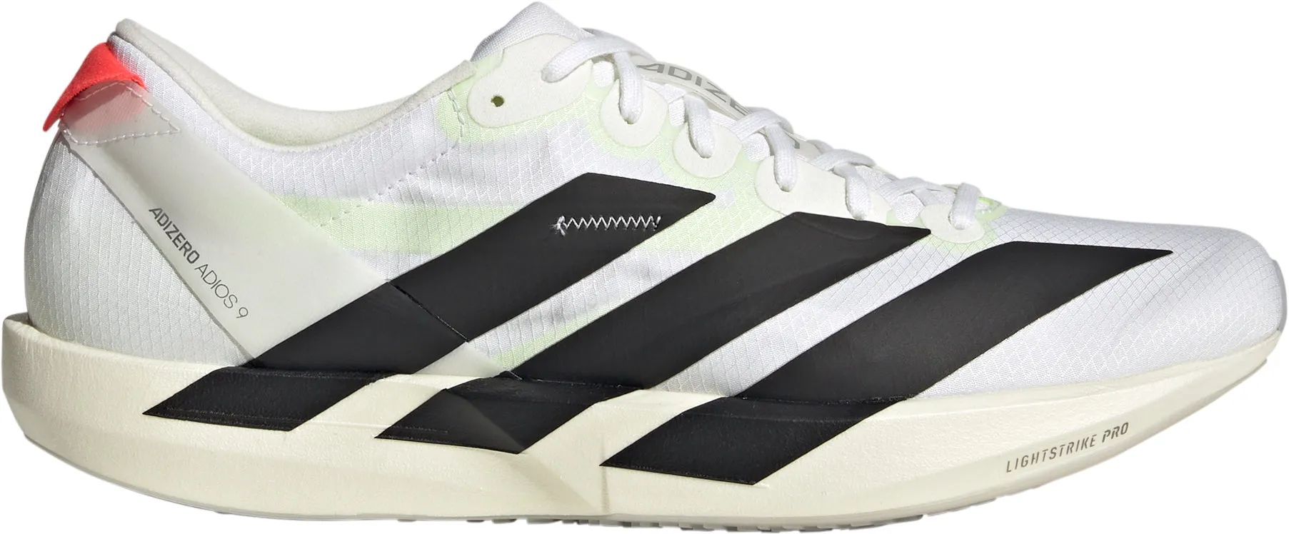 Chaussures Adidas pour hommes Adizero Adios 9 - Chaussures de course pour hommes - Blanc