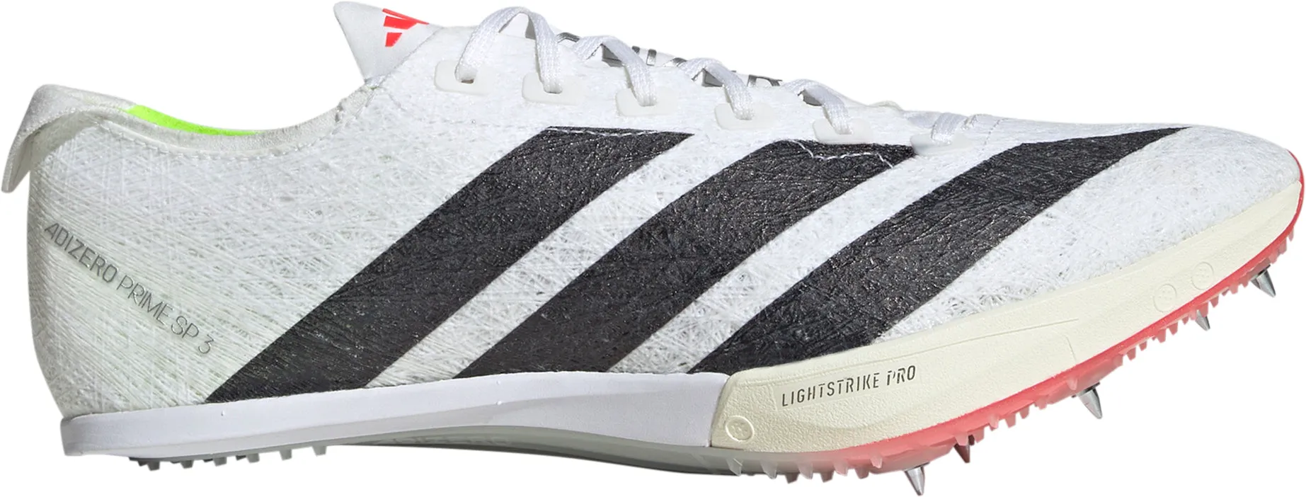 Chaussures Adidas pour hommes Adidas Adizero Prime SP 3 Strung Pointes de course - Blanc
