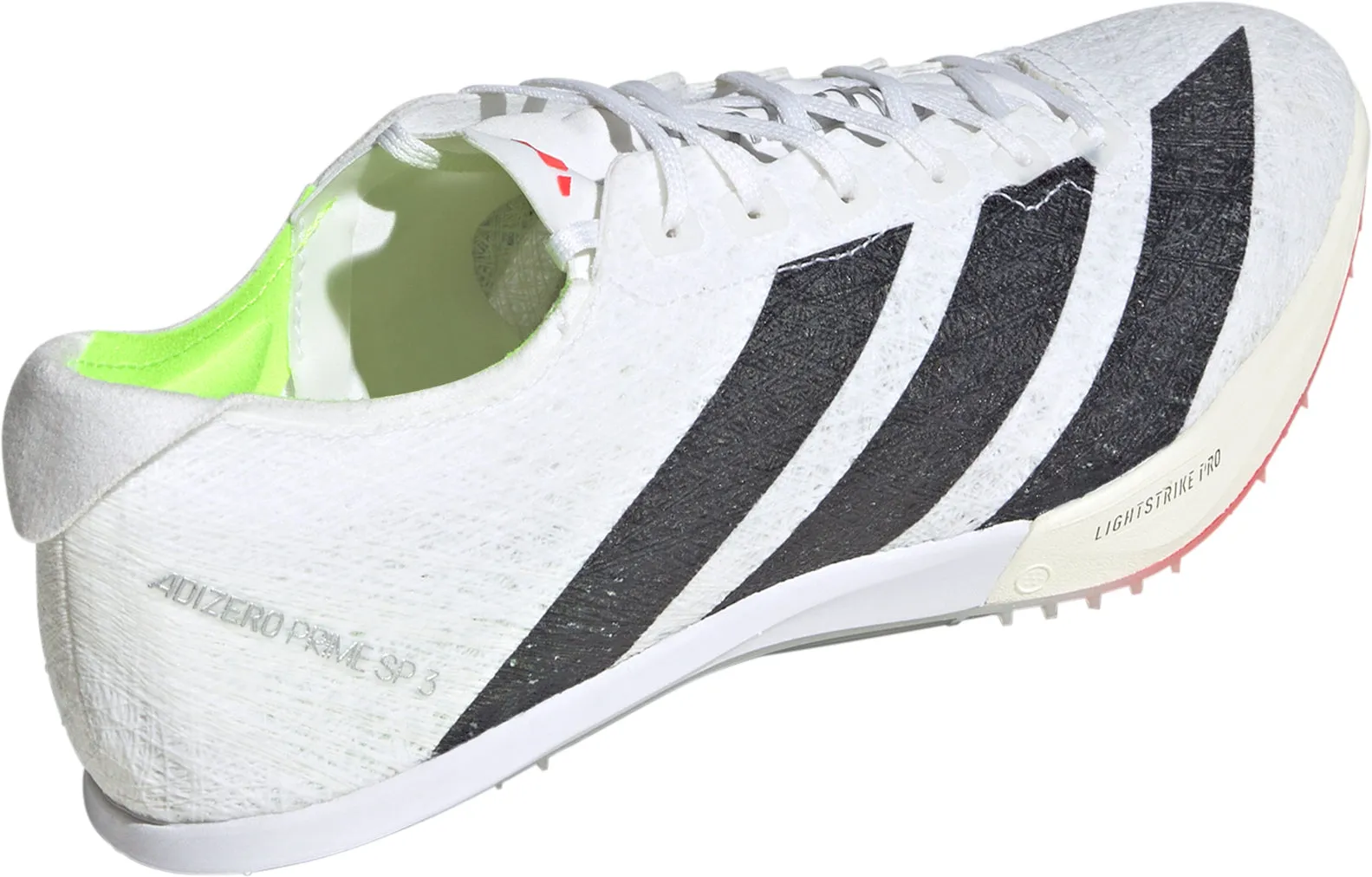 Chaussures Adidas pour hommes Adidas Adizero Prime SP 3 Strung Pointes de course - Blanc