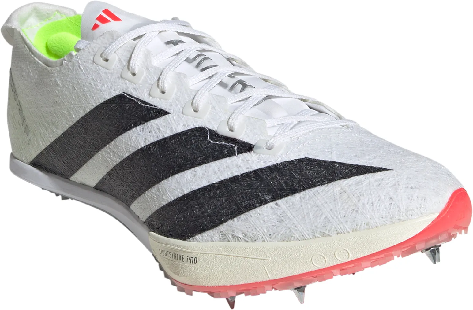 Chaussures Adidas pour hommes Adidas Adizero Prime SP 3 Strung Pointes de course - Blanc