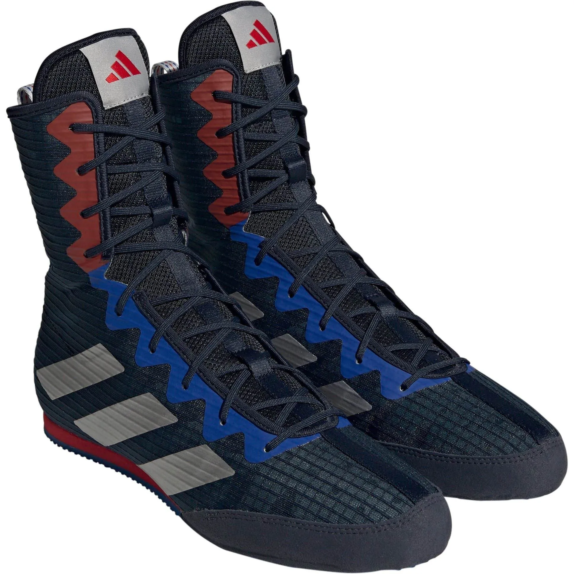 Chaussures Adidas Homme Chaussures de boxe Adidas Box Hog 4 pour hommes - Marine