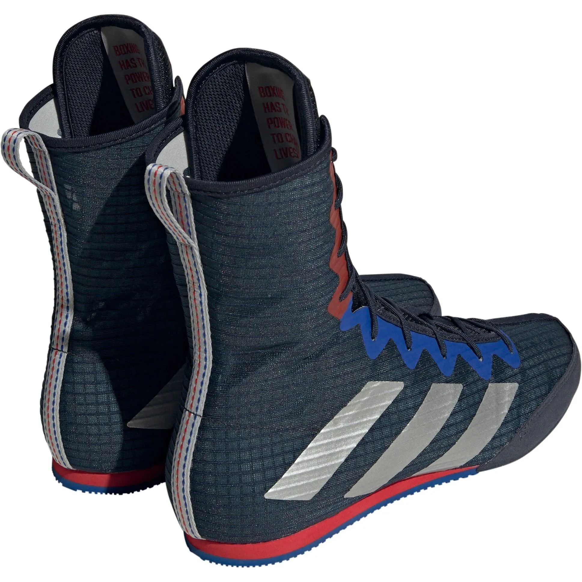 Chaussures Adidas Homme Chaussures de boxe Adidas Box Hog 4 pour hommes - Marine
