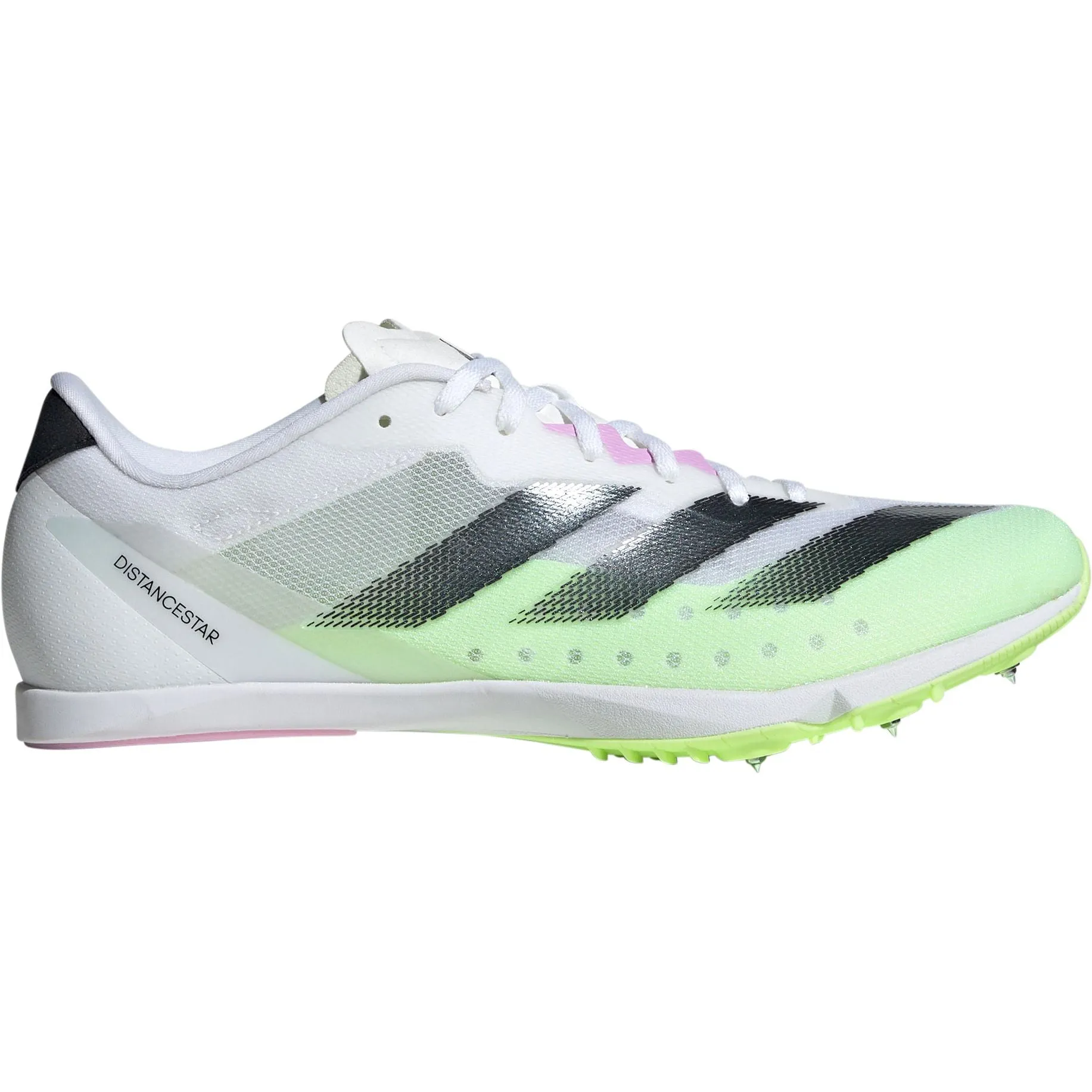 Chaussures Adidas Homme Distancestar Pointes de Course - Blanc