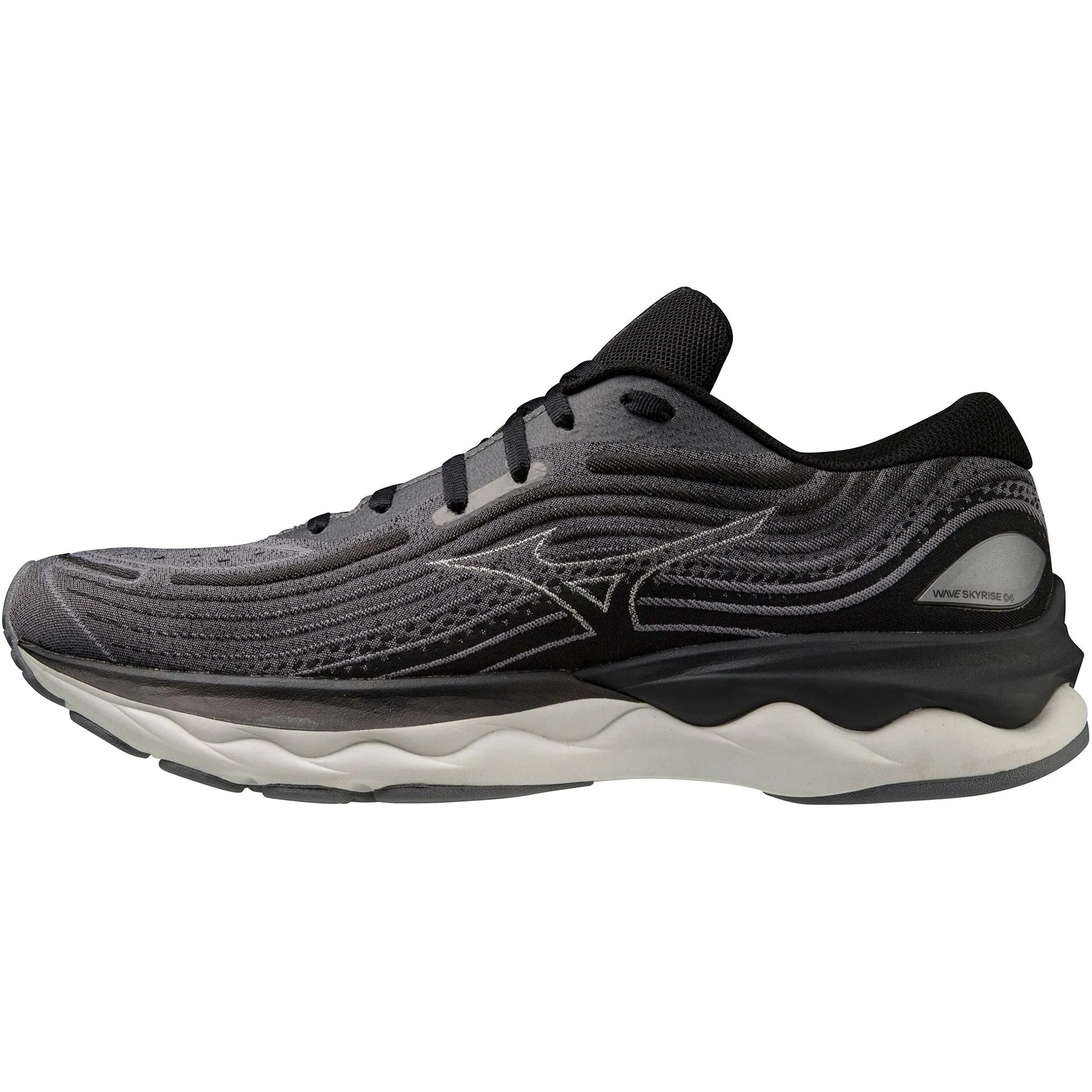 Chaussures de course Mizuno Wave Skyrise 4 pour hommes - Gris