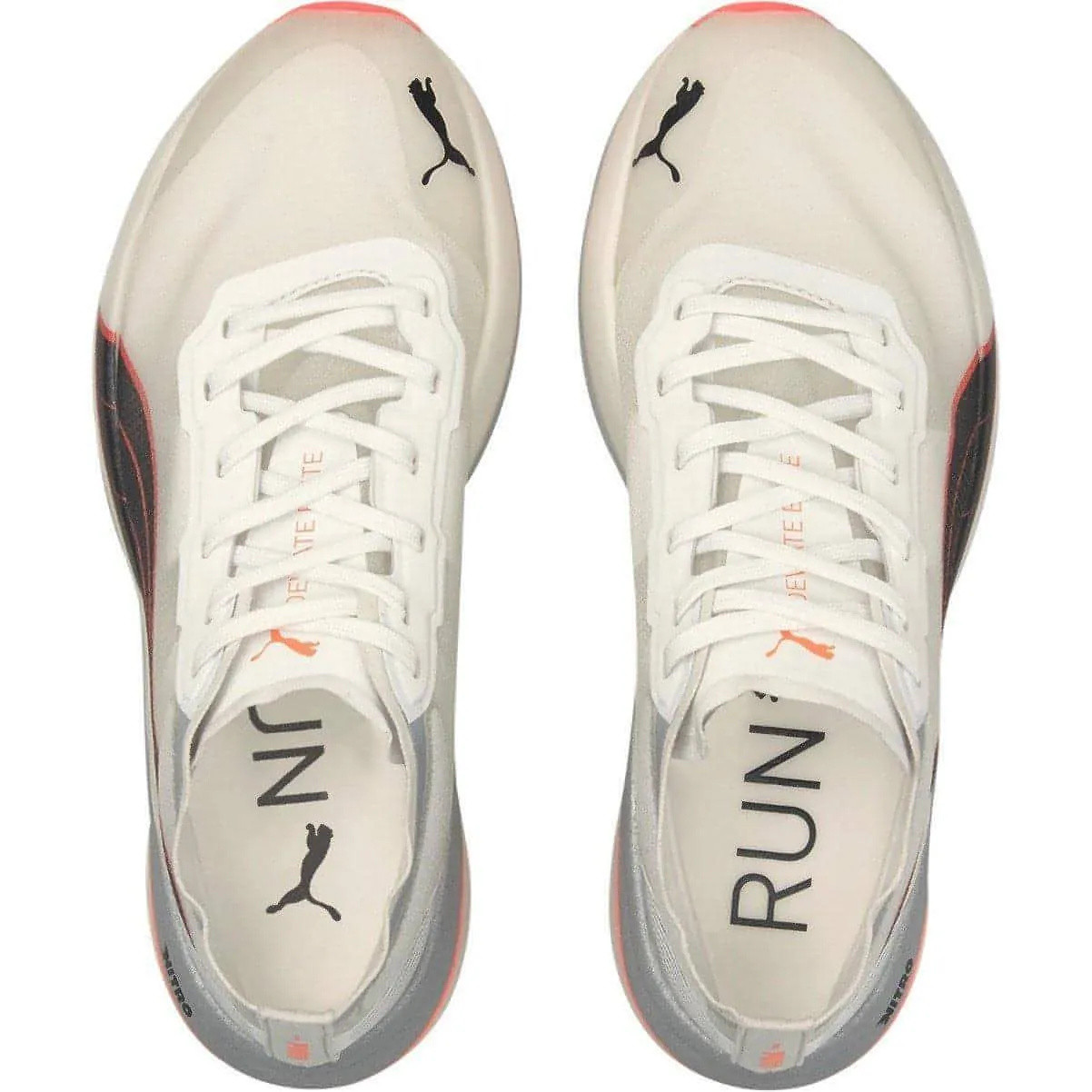 Chaussures de course Puma Deviate Nitro Elite Racer pour homme - Blanc