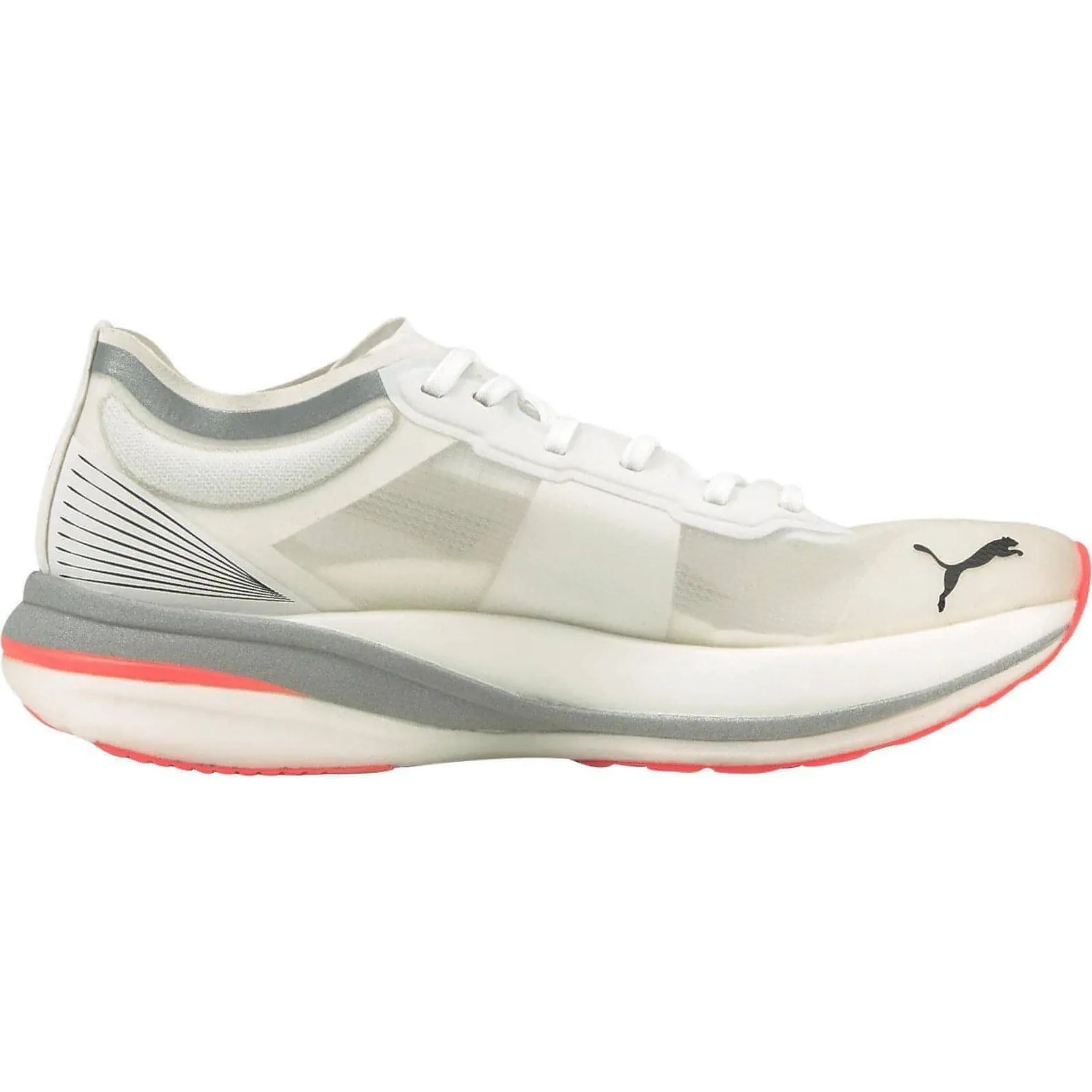 Chaussures de course Puma Deviate Nitro Elite Racer pour homme - Blanc