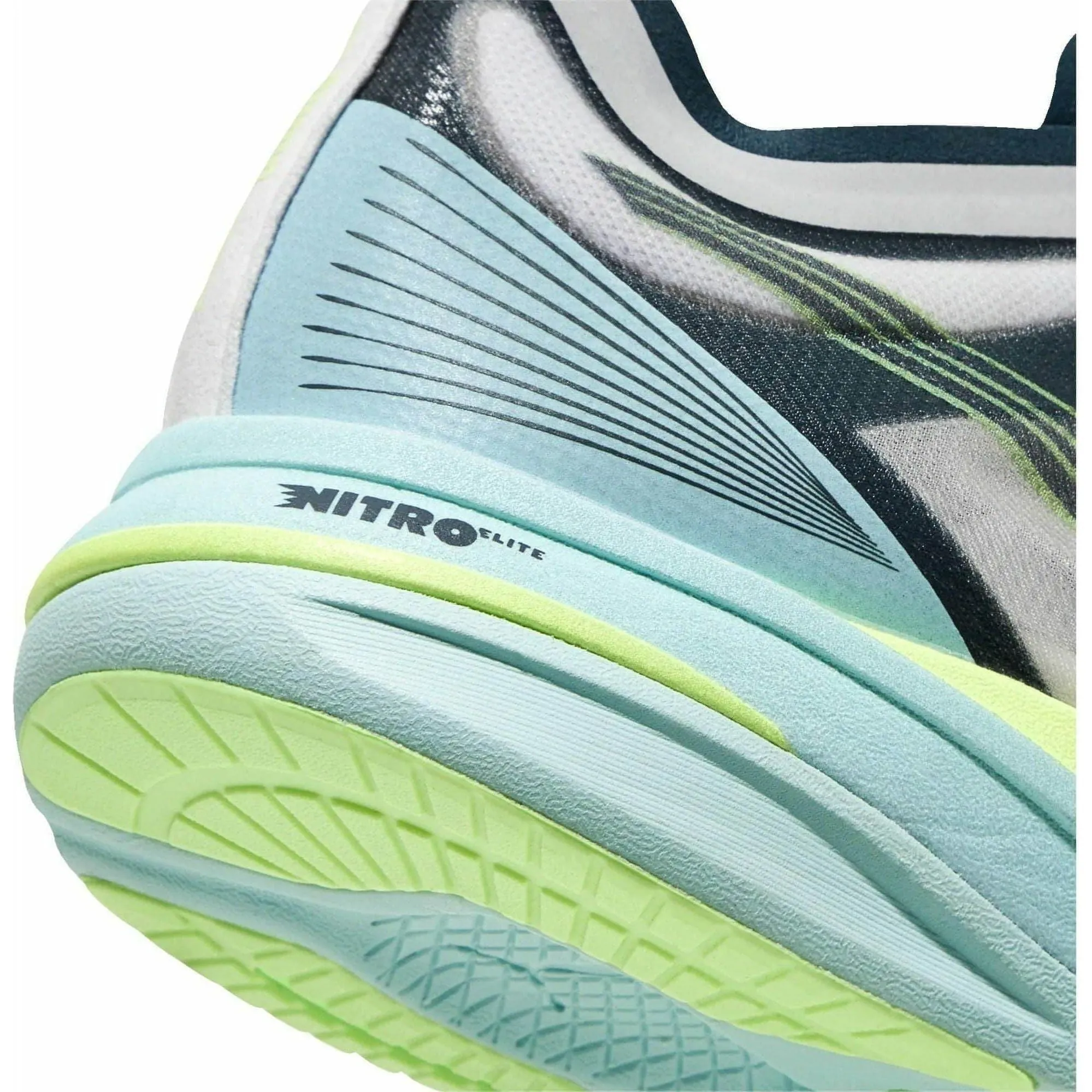 Chaussures de course Puma Deviate Nitro Elite Racer pour homme - Blanc