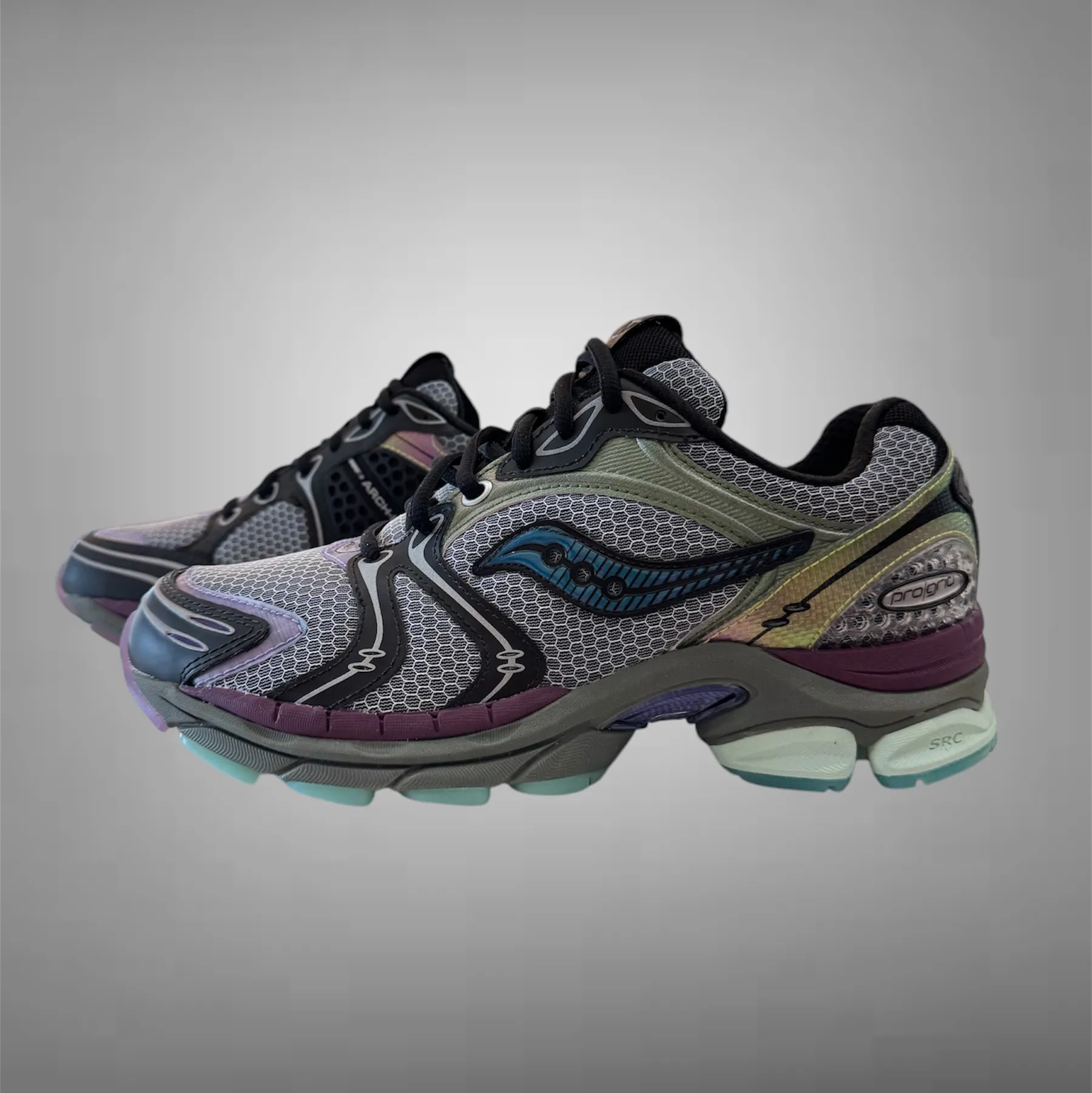 Chaussures Saucony Saucony Hommes Progrid Triumph 4 S70838-3 Marine Holographique