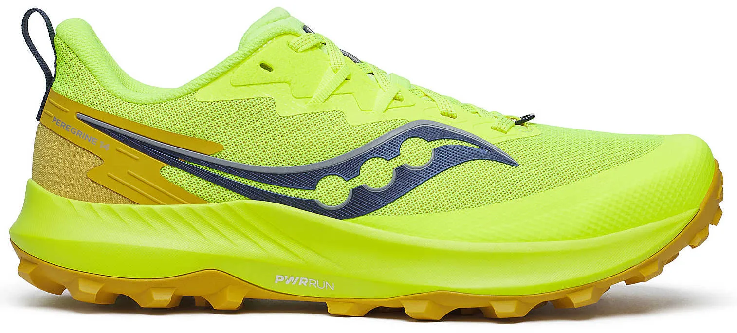 Chaussures de trail Saucony Peregrine 14 pour homme - Jaune