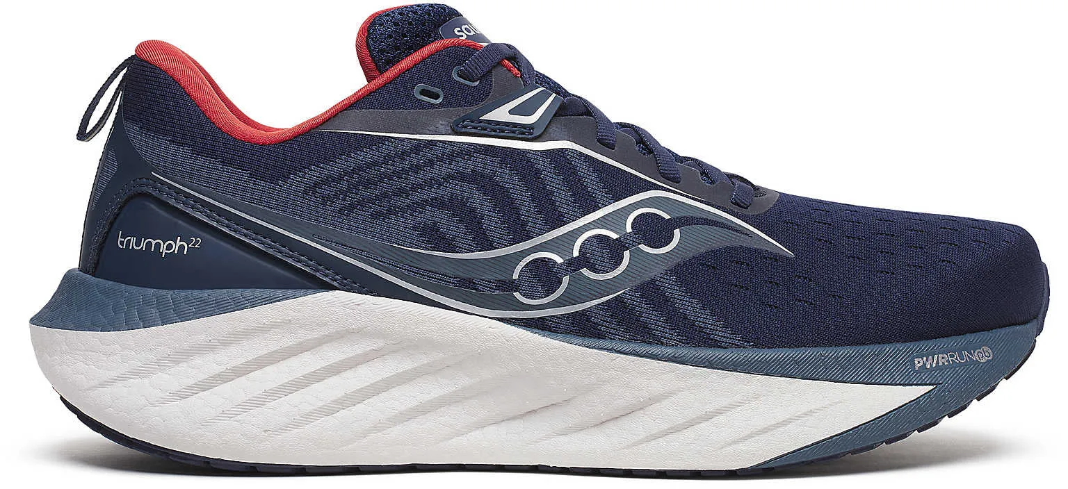 Chaussures de course Saucony Triumph 22 pour hommes - Bleu