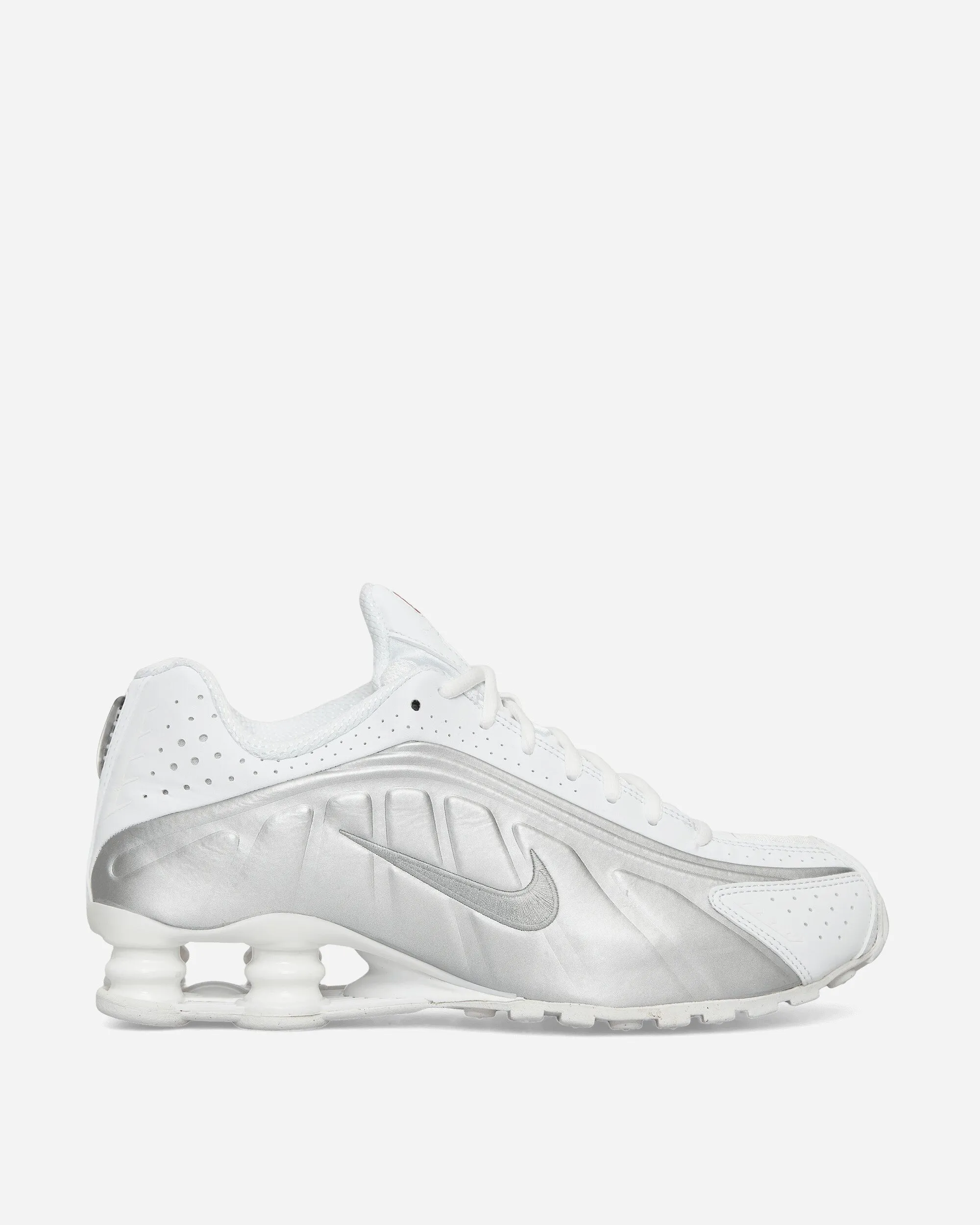 Shox R4 Sneakers Blanc / Argent Métallisé