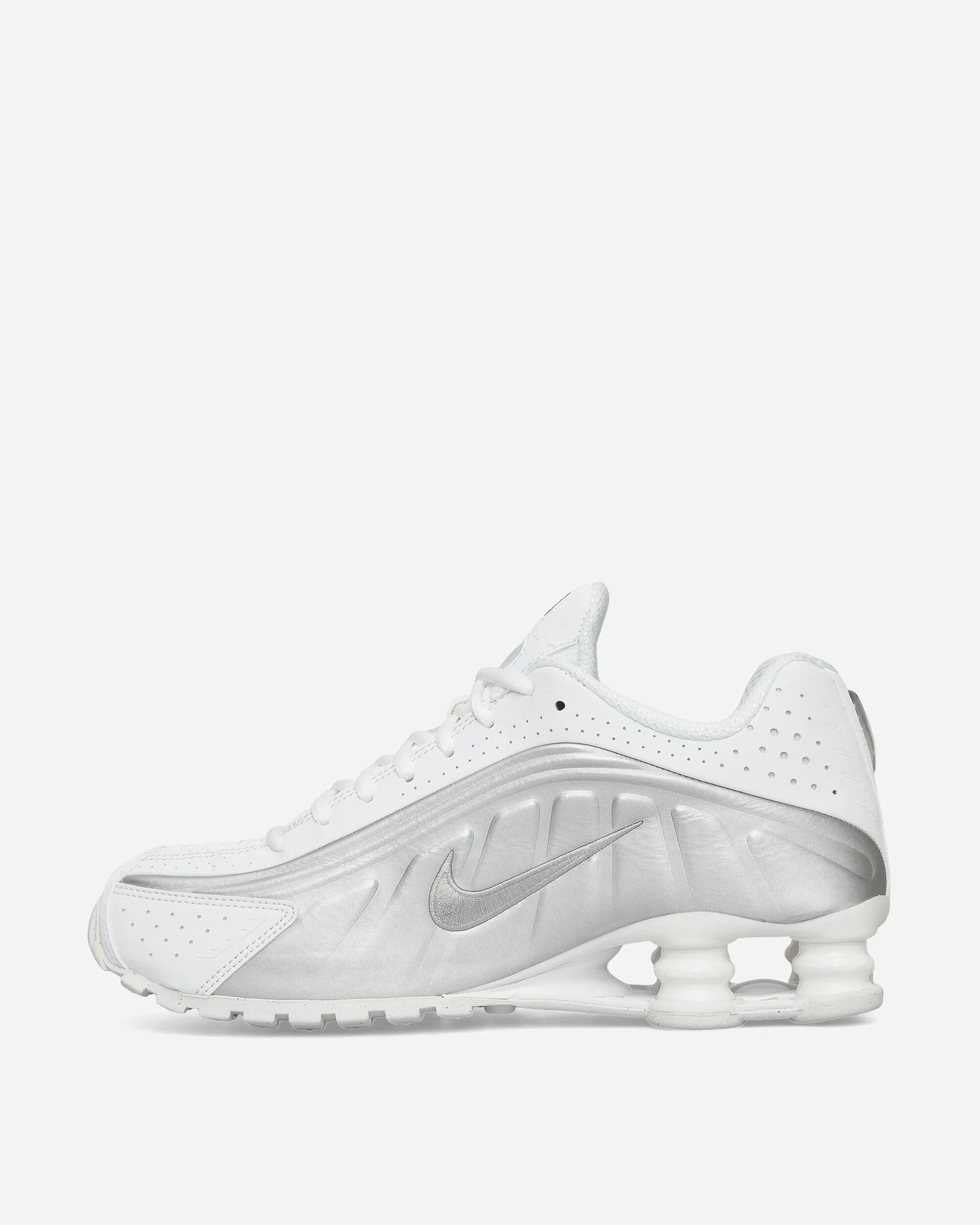 Shox R4 Sneakers Blanc / Argent Métallisé