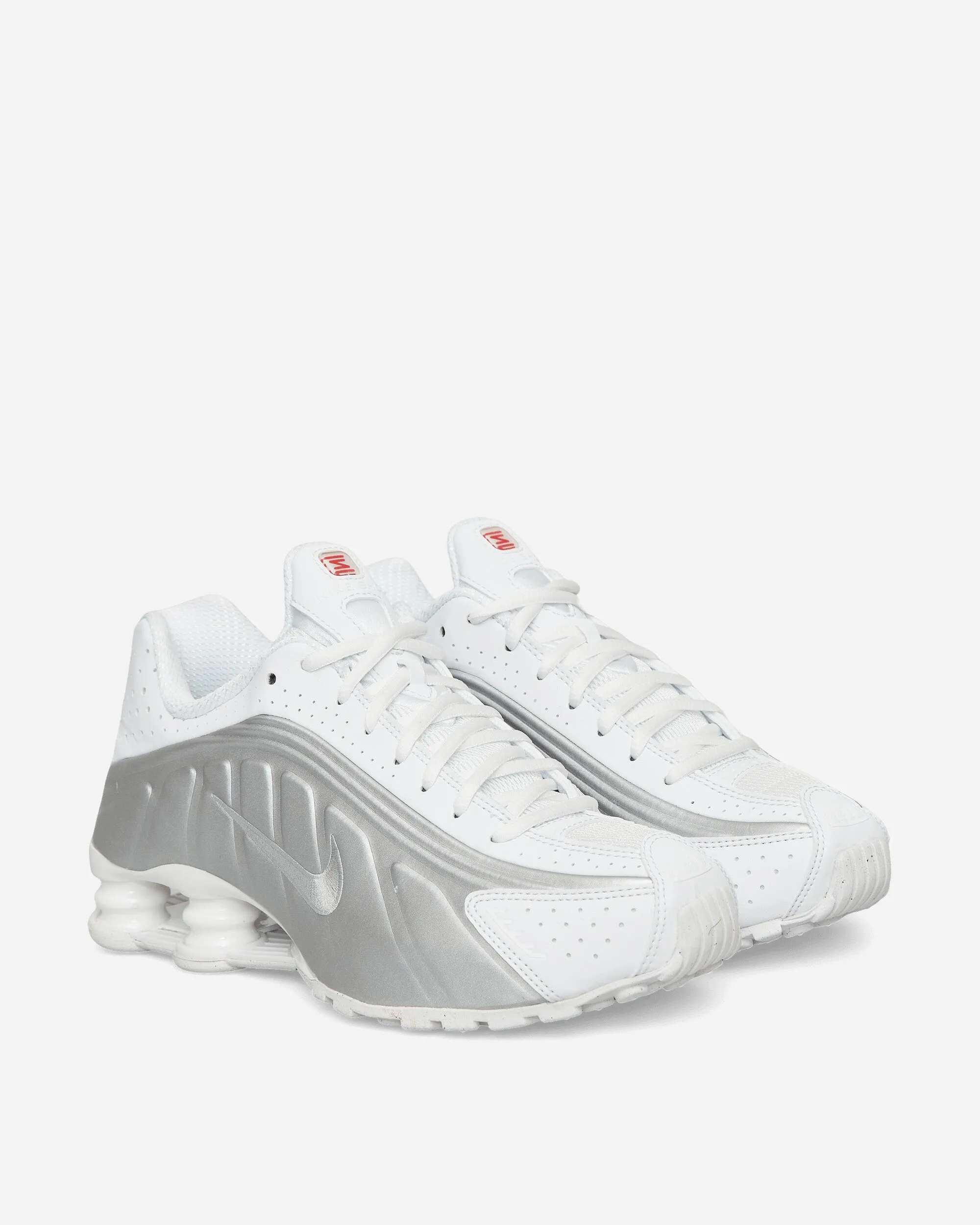 Shox R4 Sneakers Blanc / Argent Métallisé