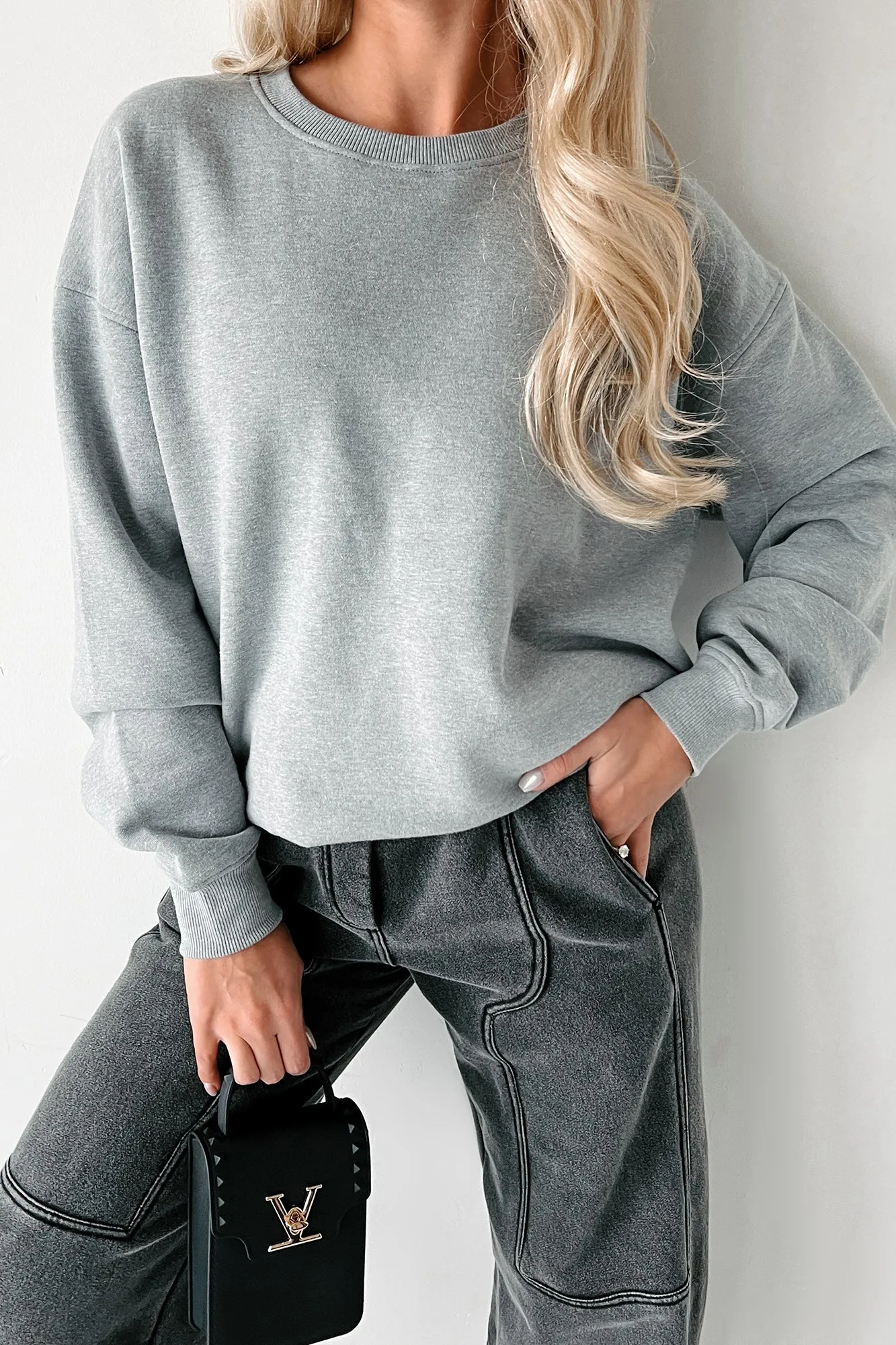 Pull à capuche Simple Appreciation (Gris chiné)