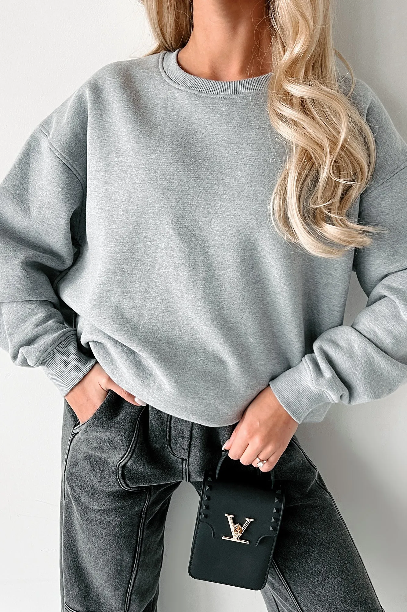Pull à capuche Simple Appreciation (Gris chiné)