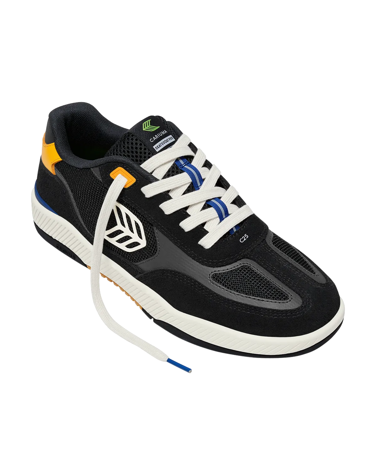Chaussures Skategoat C25 en Noir, Jaune et Ivoire