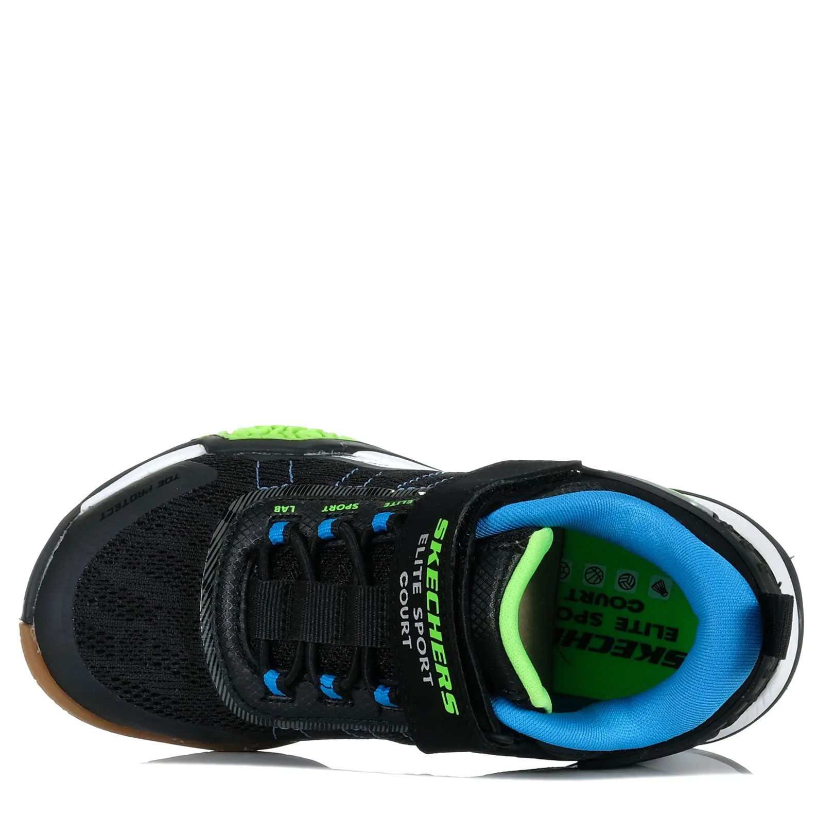 Skechers Kids' Skechers Elite Sport Court 403968L Chaussures Noir/Bleu_Skechers