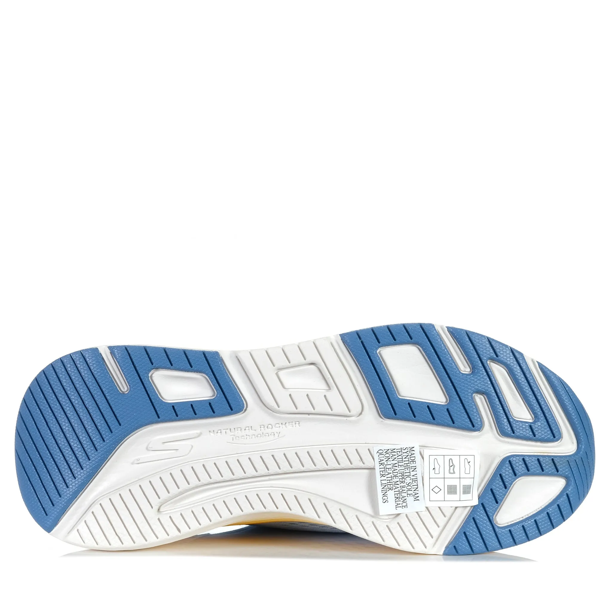 Skechers Max Cushioning Elite 2.0 - Solace 129626 Chaussures Bleu/Orange_Skechers