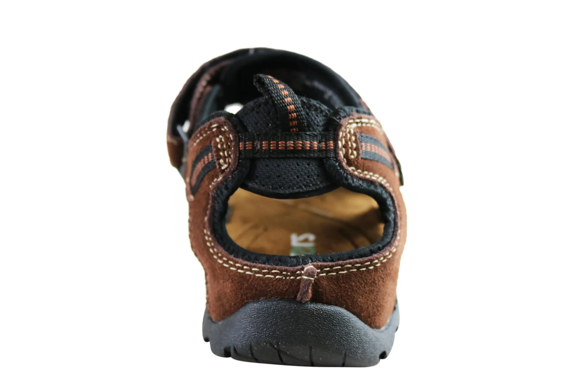 Sandales confortables en cuir pour hommes Slatters Broome II avec brides réglables - Chaussures Slatters