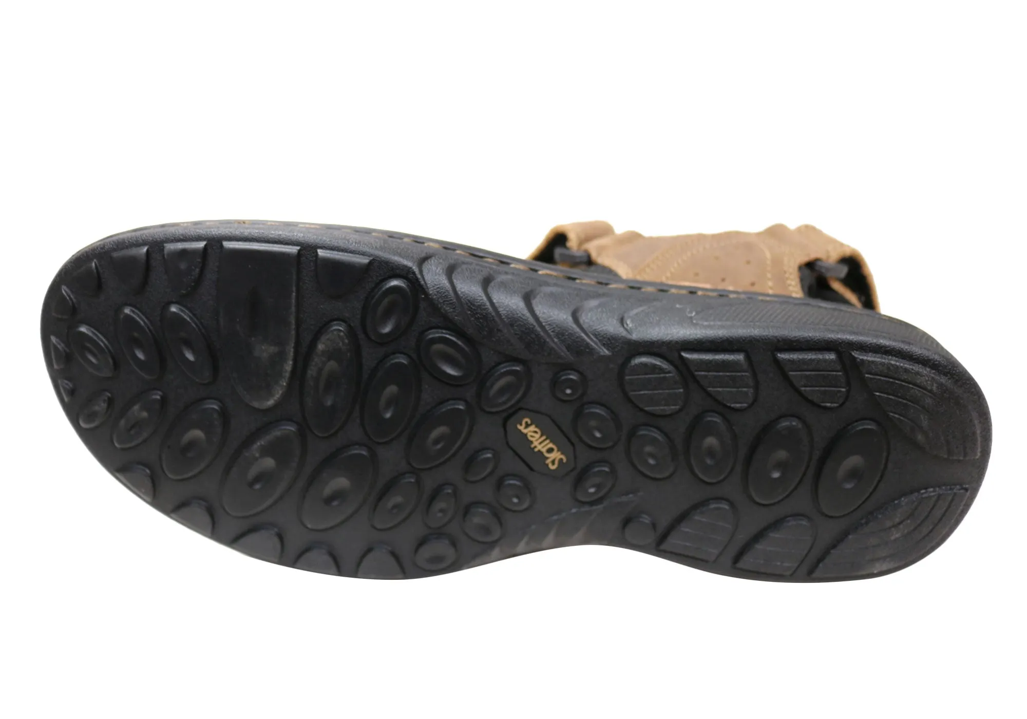 Sandales en cuir confortables et ajustables pour hommes Slatters Kingsmen - Chaussures Slatters