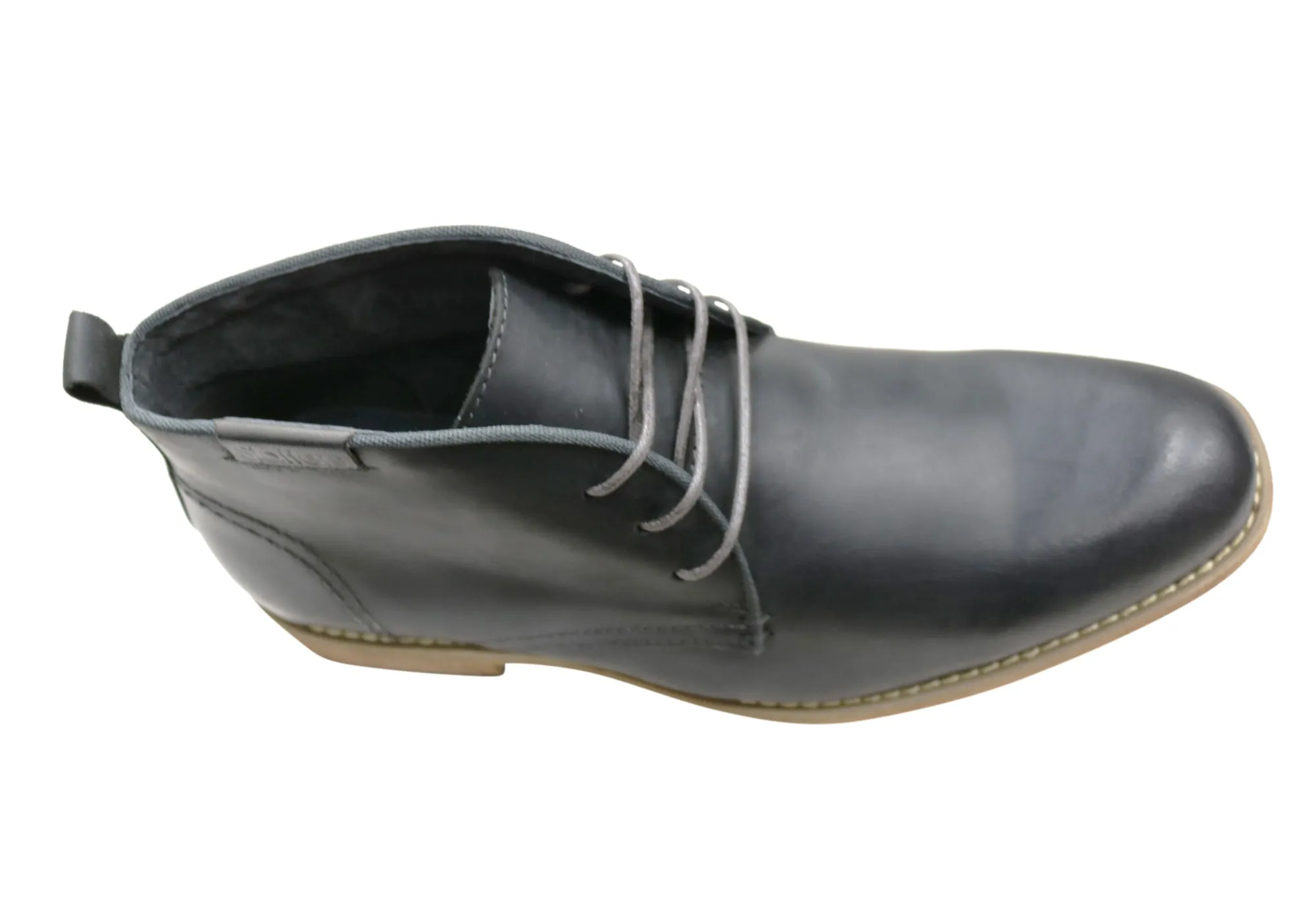 Bottes habillées en cuir à lacets pour hommes Slatters Nevada - Chaussures Slatters