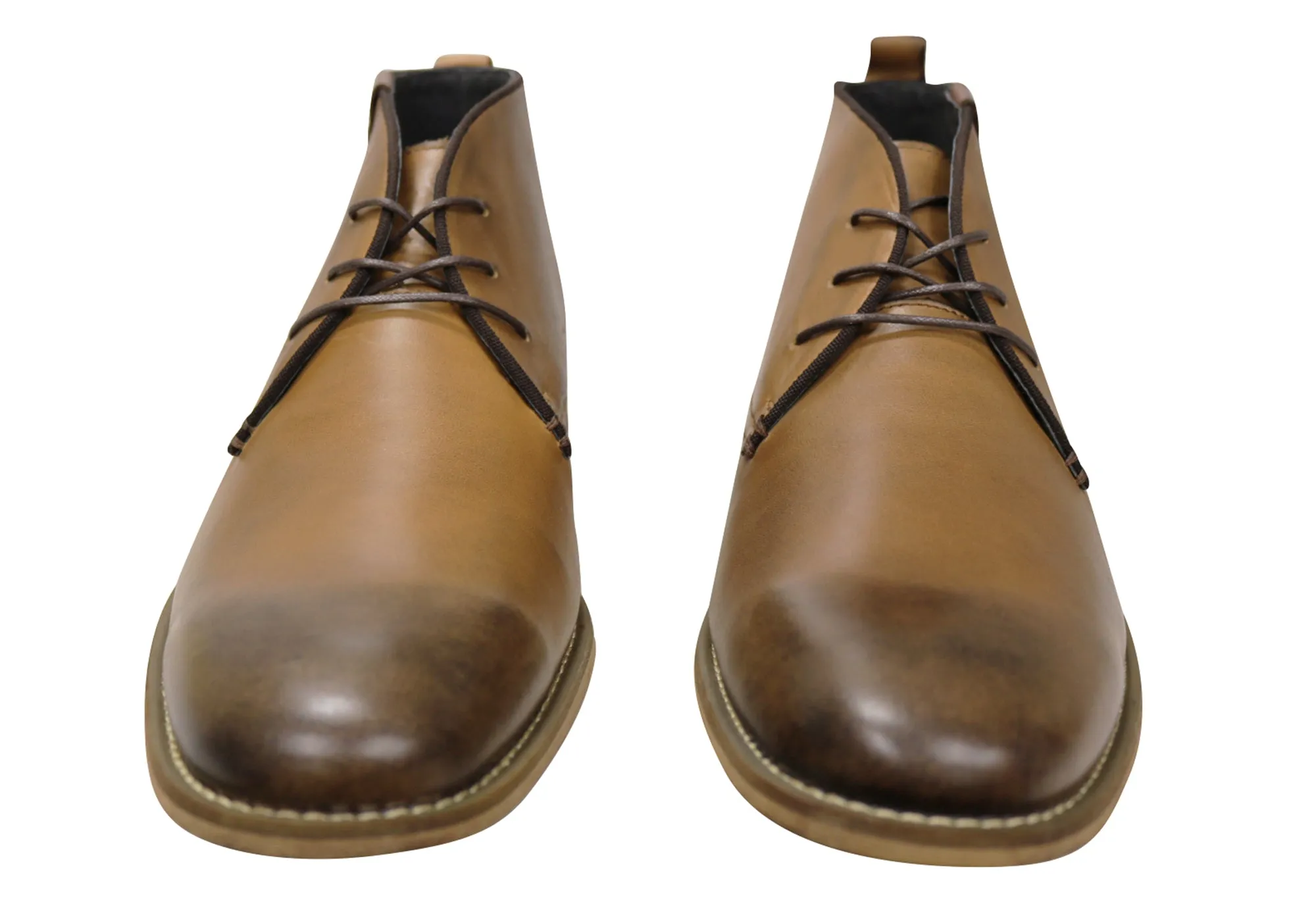 Bottes habillées en cuir à lacets pour hommes Slatters Nevada - Chaussures Slatters