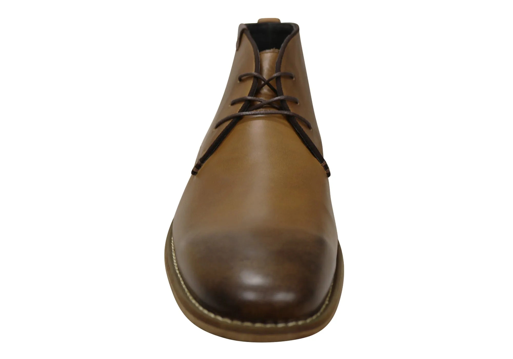 Bottes habillées en cuir à lacets pour hommes Slatters Nevada - Chaussures Slatters
